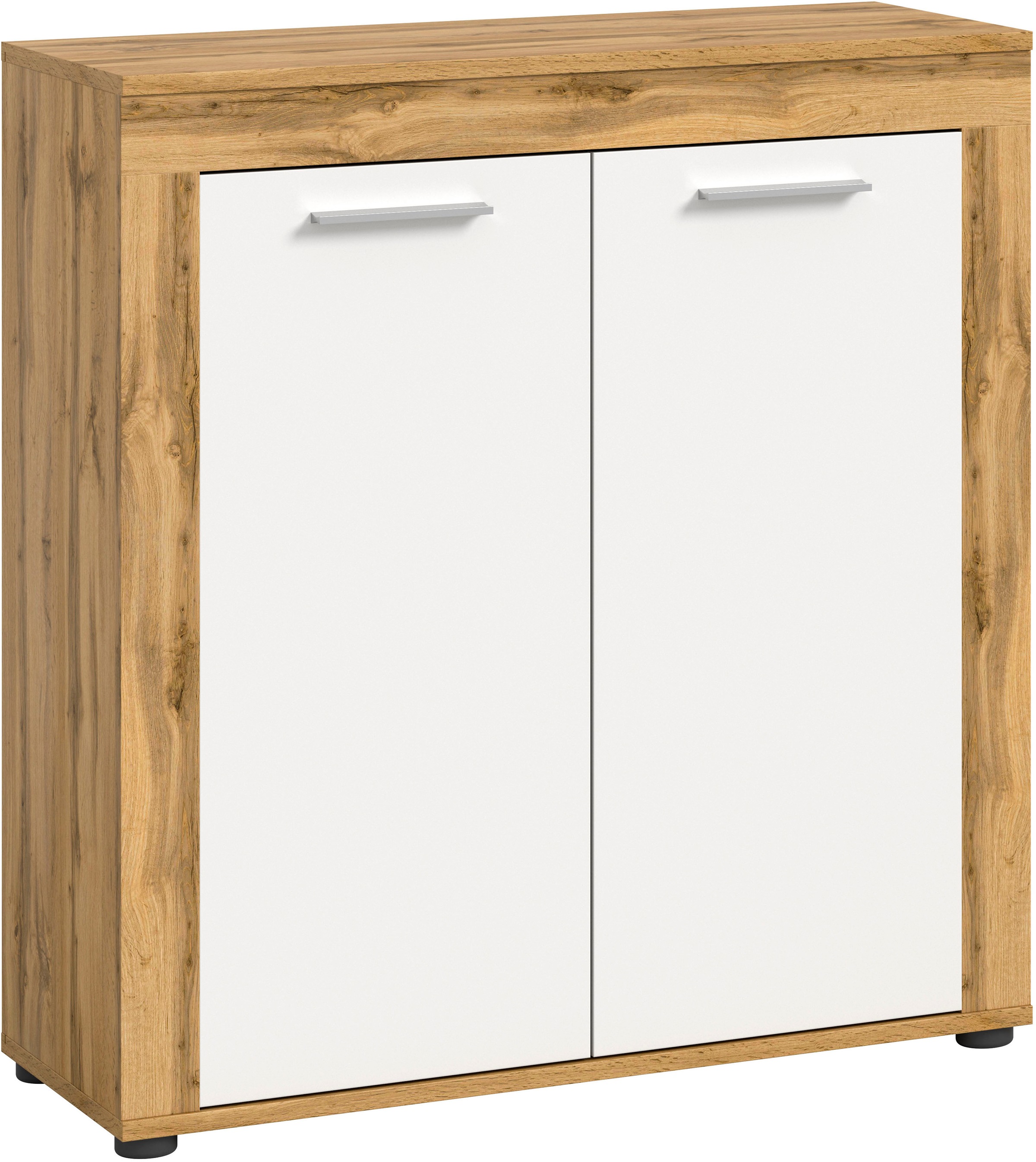 OTTO home Highboard "AOSTA, Höhe 88 cm, 2 Türen, 3 Fächer, 2 Einlegeböden" in verschiedenen Farbausführungen, individuell kombinierbar, Kommode, Schrank, Anrichte, Standschrank, Sideboard, Wohnzimmer