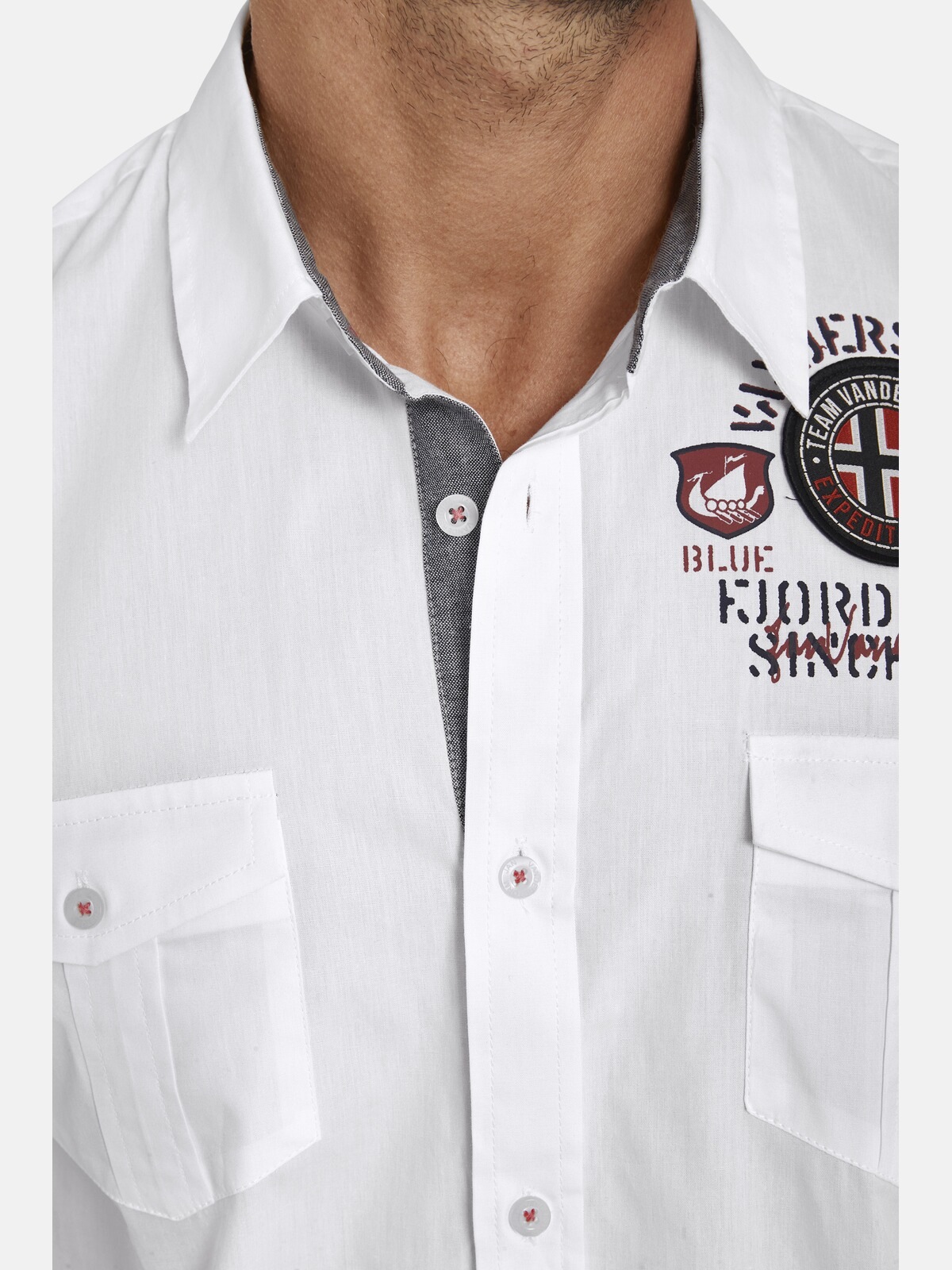 Jan Vanderstorm Kurzarmhemd »Kurzarmhemd SNOFRED«