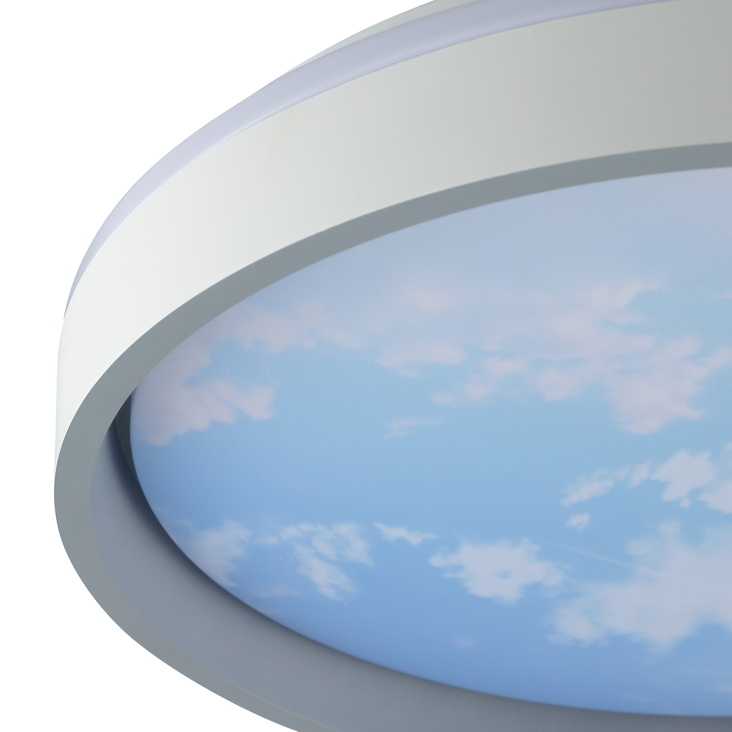 Brilliant LED Deckenleuchte »Sky-Dream« LED-Modul 1 Stk. warmweiß - kaltweiß Himmel Optik mit Wolkenmotiv, CCT 1800-6500 K, dimmbar