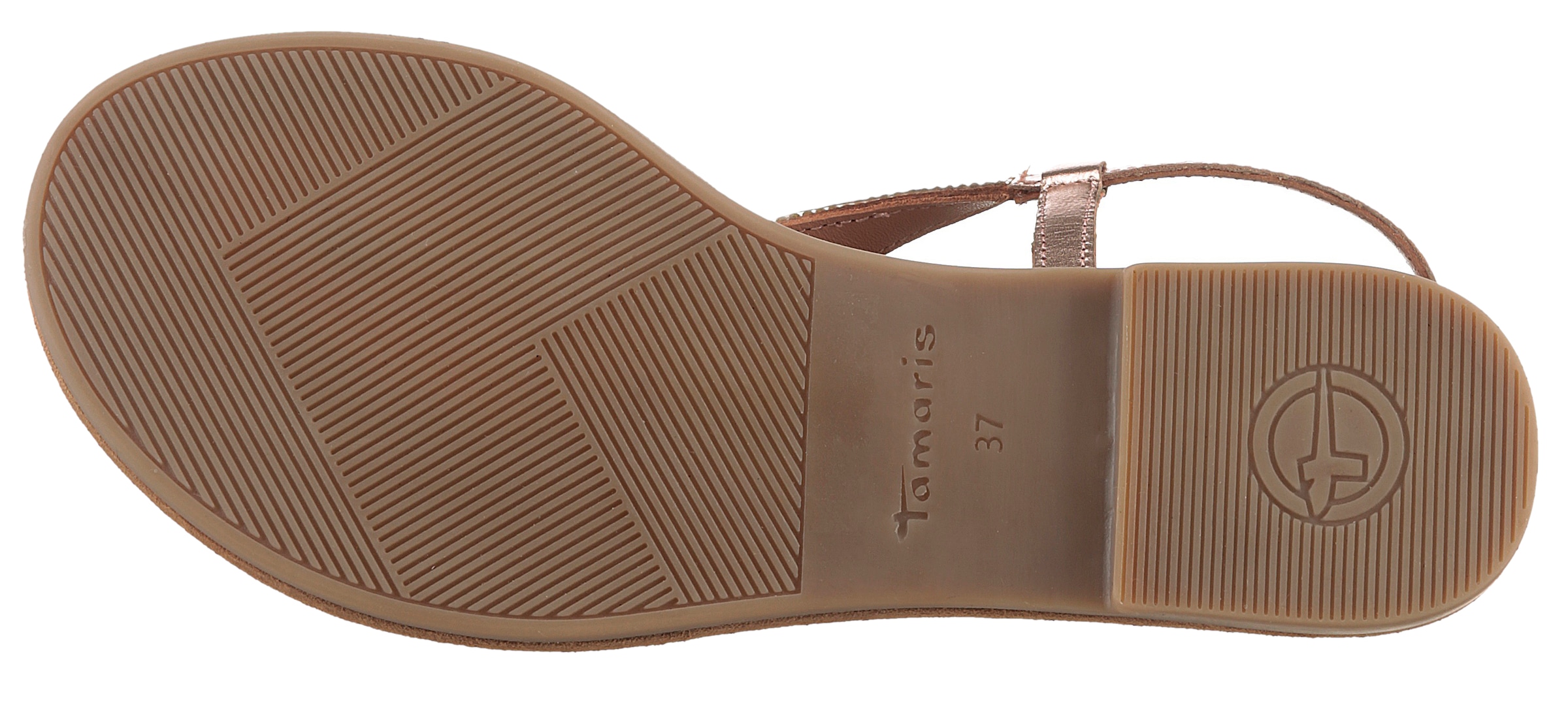 Tamaris Riemchensandale, Sandalette, Sommerschuh, Festtagsschuh, funkelnde Strasssteinchen