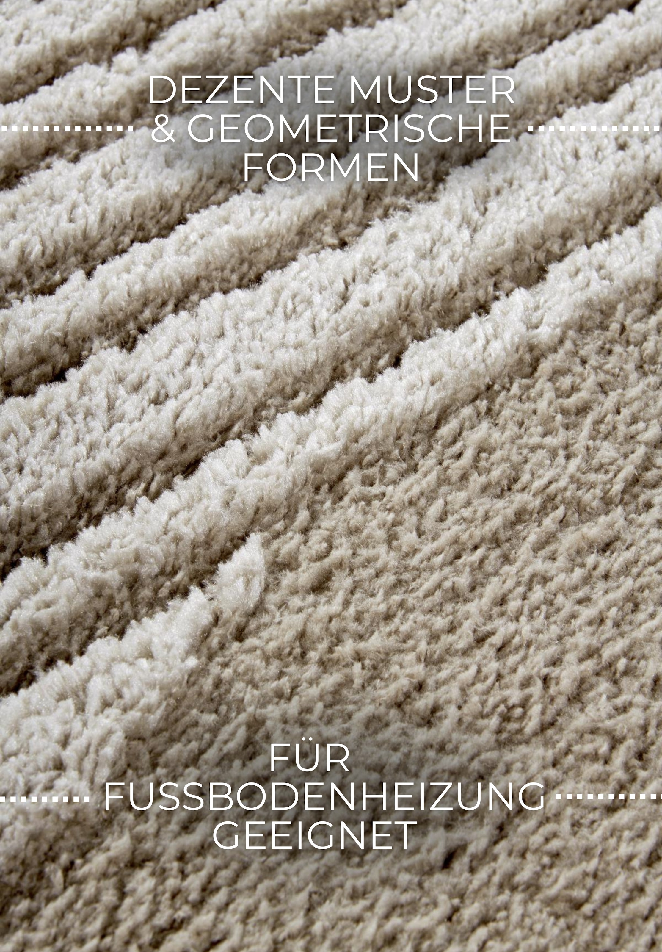 ELLE DECORATION Designteppich »Bartoux«, rechteckig, 18 mm Höhe, Hochflor, Shaggy, Läufer, weich, Langflor, modern, Hoch Tief Effekt