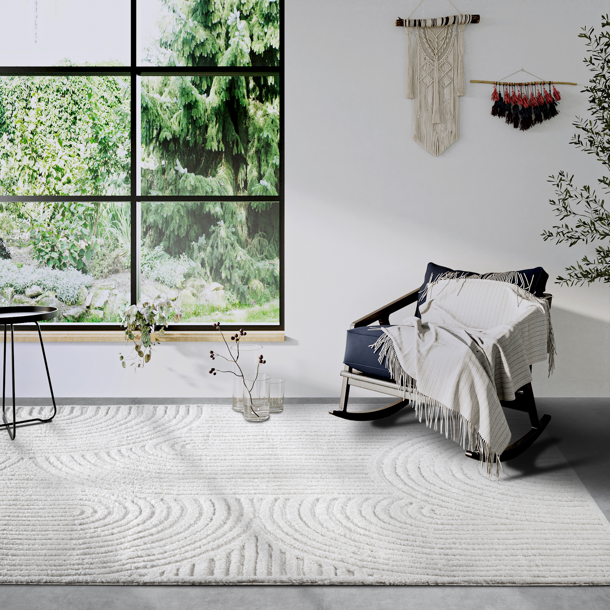 ELLE DECORATION Designteppich »Chappe«, rechteckig, 18 mm Höhe, Shaggy, Läufer, flauschig, weich, Langflor, modern, Hoch Tief Effekt