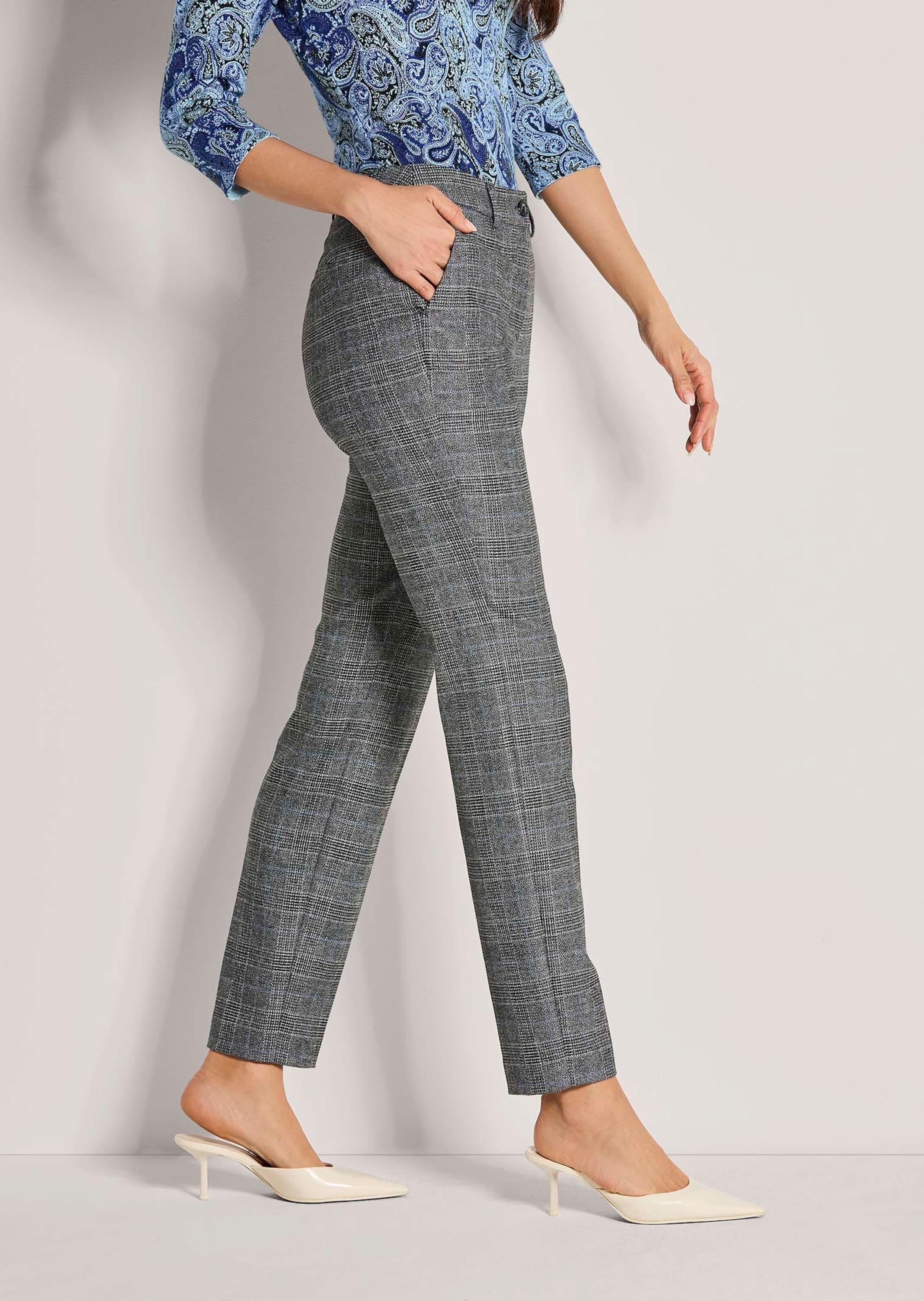 MADELEINE Stoffhose »Stoffhose Glencheck-Hose mit Stretch«