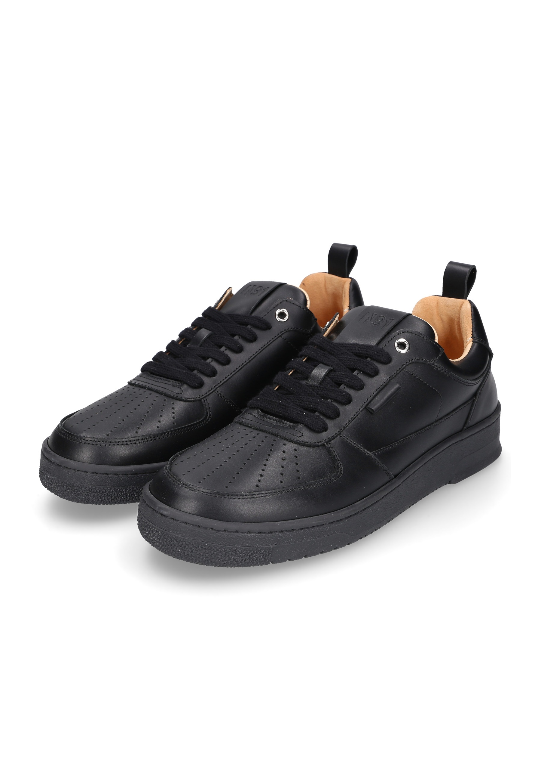 N91 Sneaker "Bball M AB Herrensneaker" Halbschuh Leder handgefertigt, sport günstig online kaufen