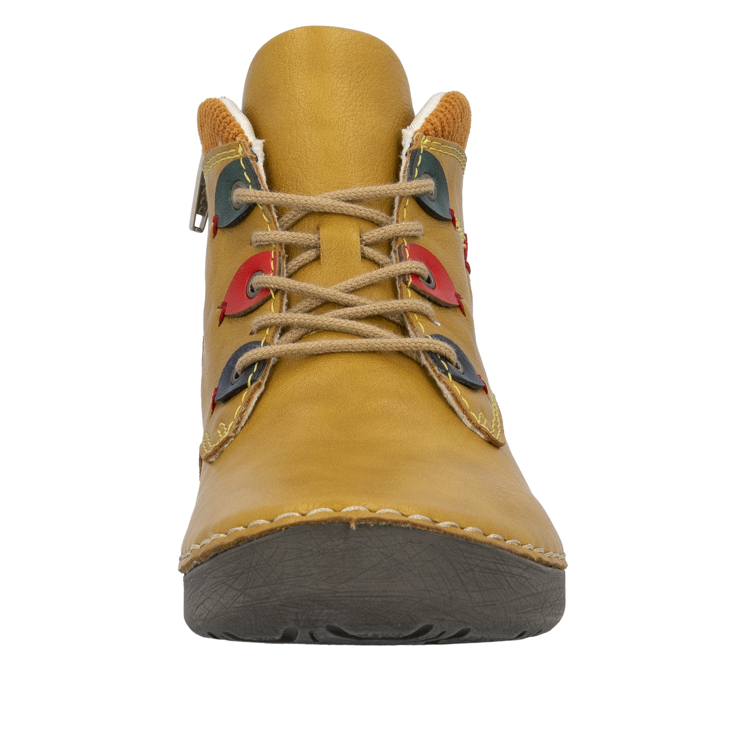 Rieker Schnürboots, Stiefelette, High Top Sneaker mit Innenreißverschluss