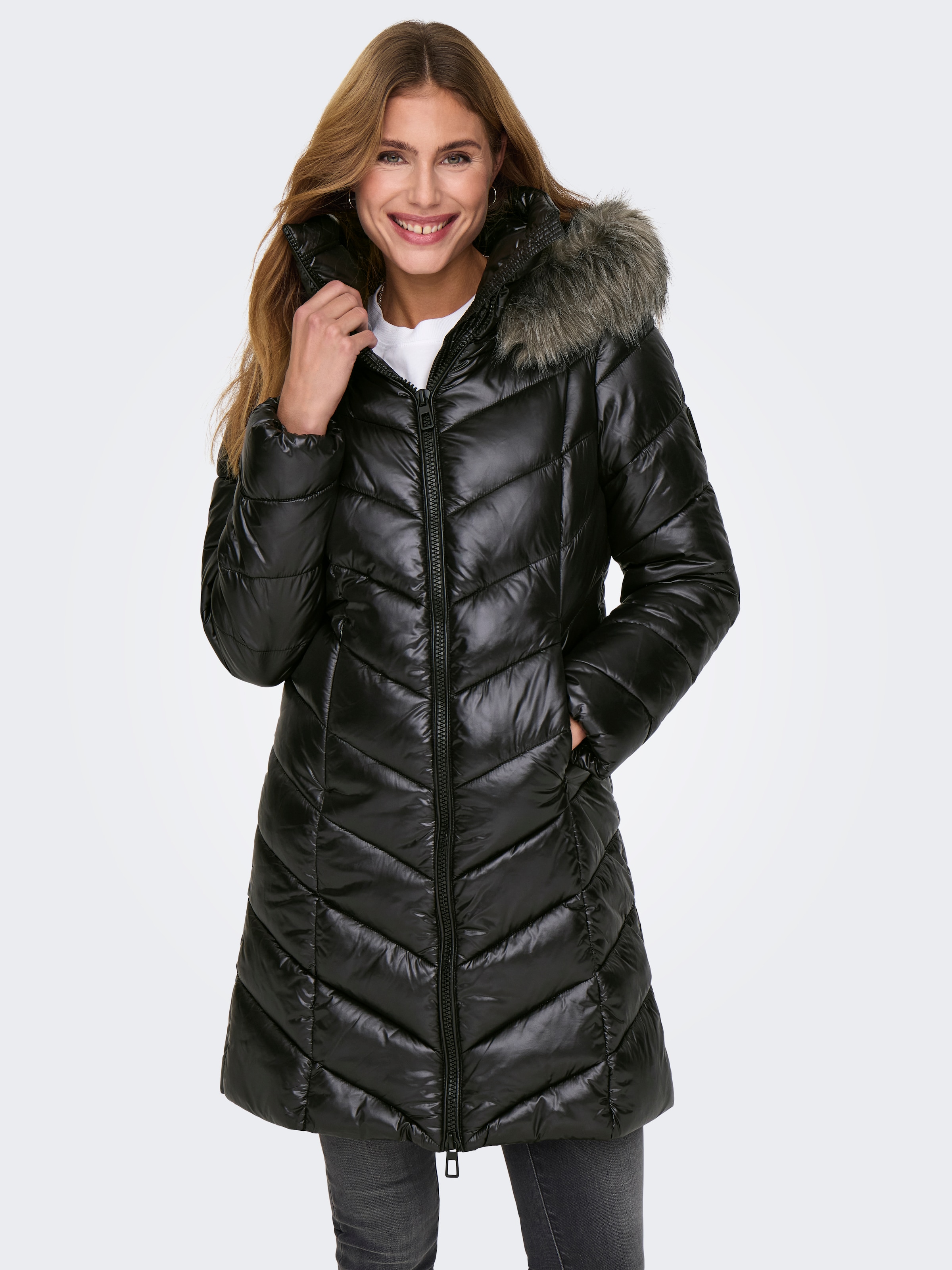 ONLY Steppmantel "ONLFEVER PUFFER COAT LIFE CC OTW" günstig online kaufen