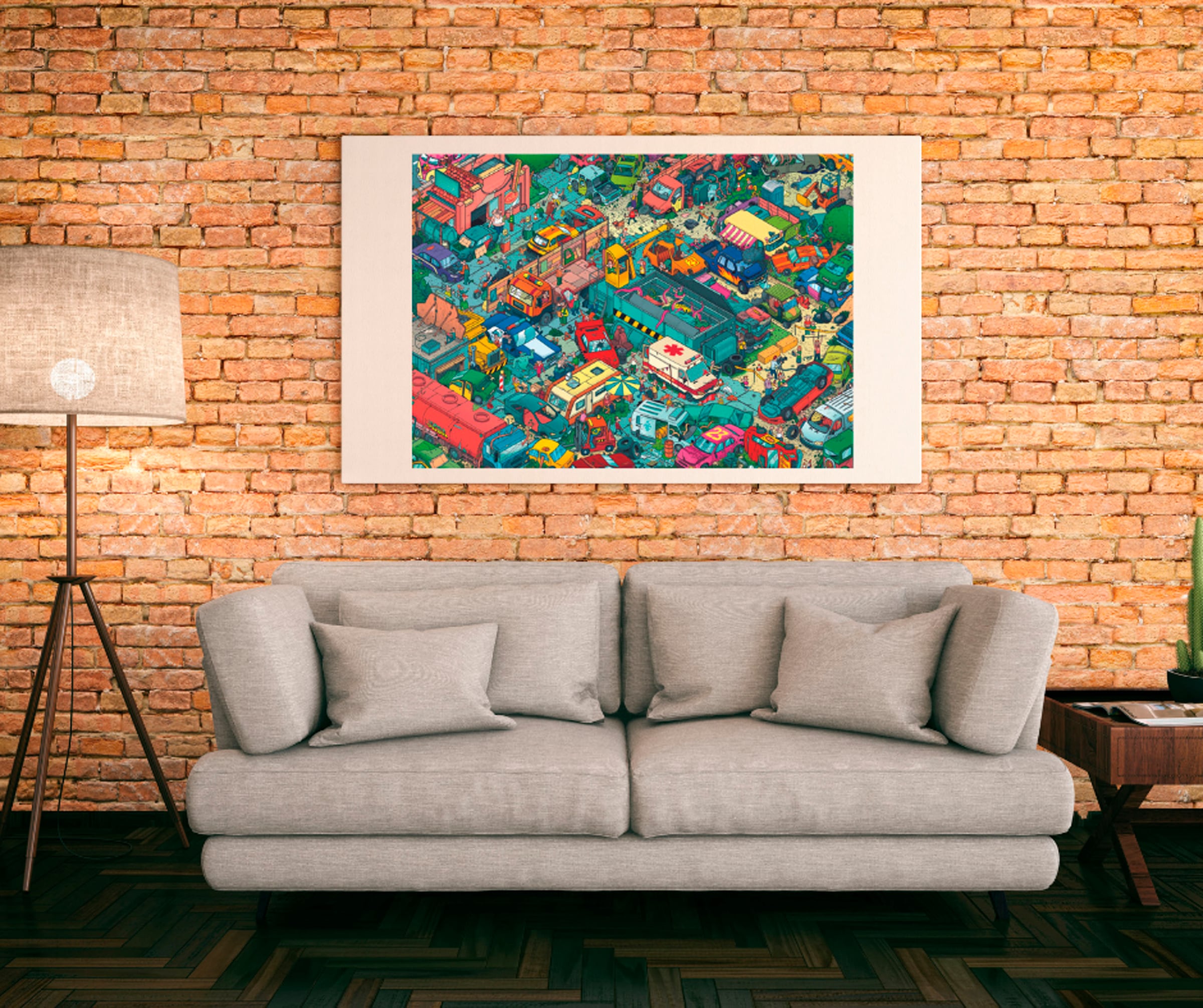 HEYE Puzzle »Car Cemetery« Made in Europe