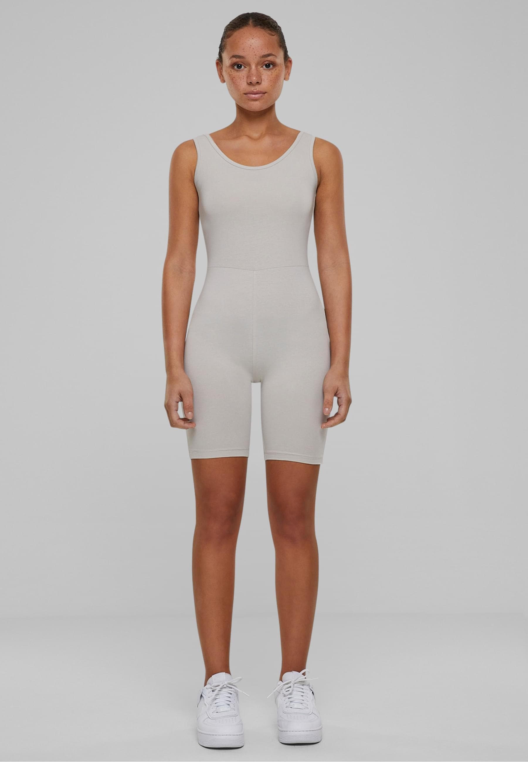 URBAN CLASSICS Jumpsuit »Urban Classics Damen Ladies Organic Stretch Jersey Jumpsuit«, (1 tlg.)