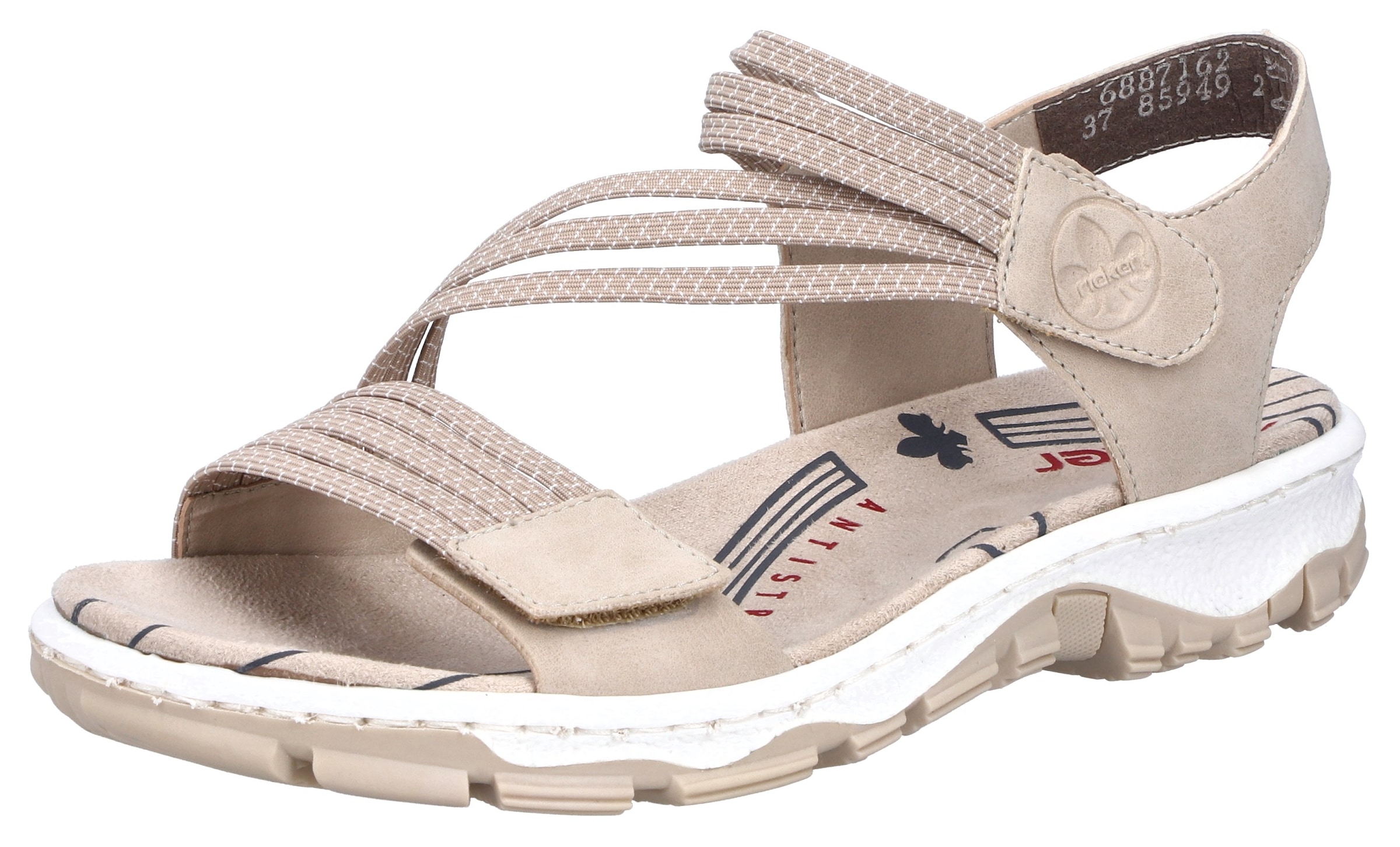 Rieker Riemchensandale  Sommerschuh, Sandalette, Klettschuh, im Sportslook
