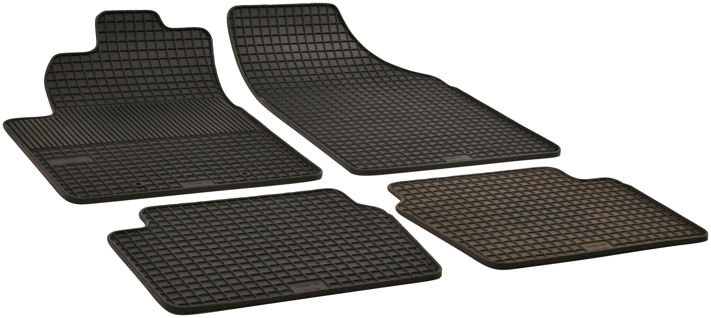 WALSER Passform-Fußmatten, Hyundai, i10, | Schrägheck, 2 für BAUR i10 Hyundai St., Vordermatten, (PA) 2 10/2007-Heute Rückmatten), (4 bestellen