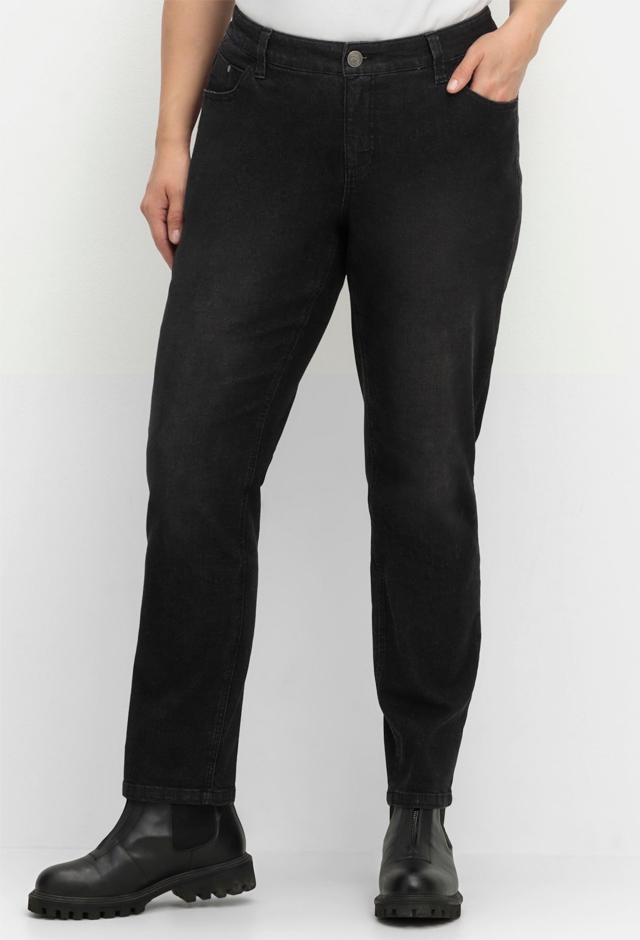 Sheego Bequeme Jeans 1 Stk. tlg. günstig online kaufen