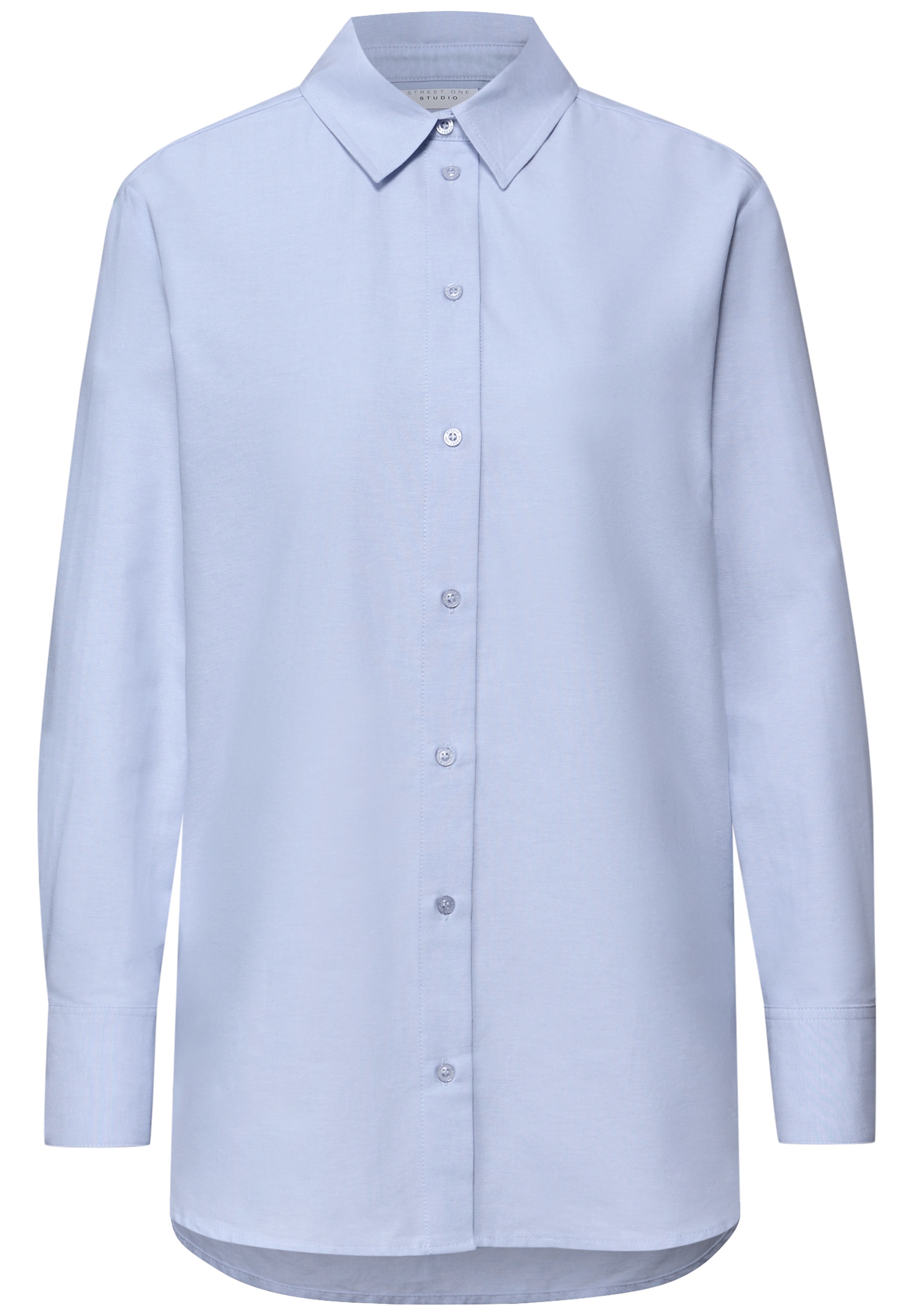 STREET ONE STUDIO Langarmbluse aus reiner Baumwolle