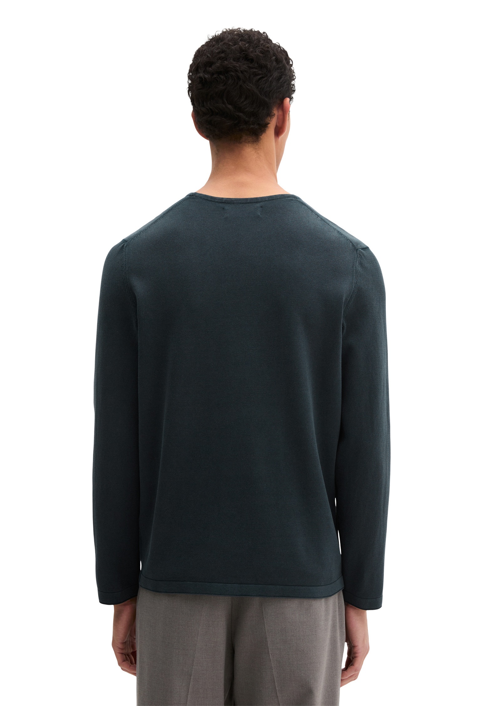 Thumbnail - Marc OPolo Rundhalspullover "aus zertifizierter Bio-Baumwolle"