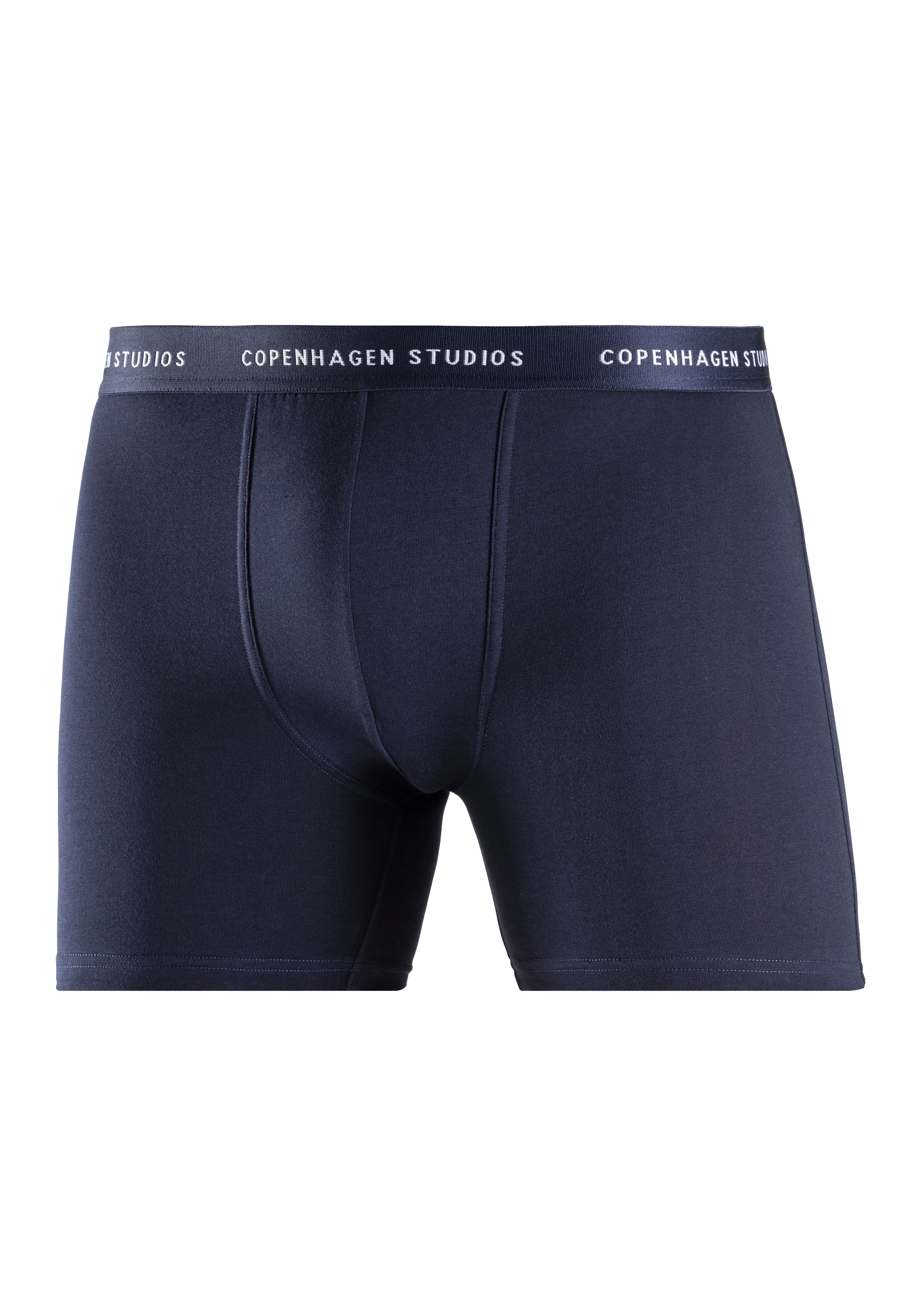 Copenhagen Studios Boxer »Boxershorts für Herren«, (3 St.), mit längerem Bein und Logobund