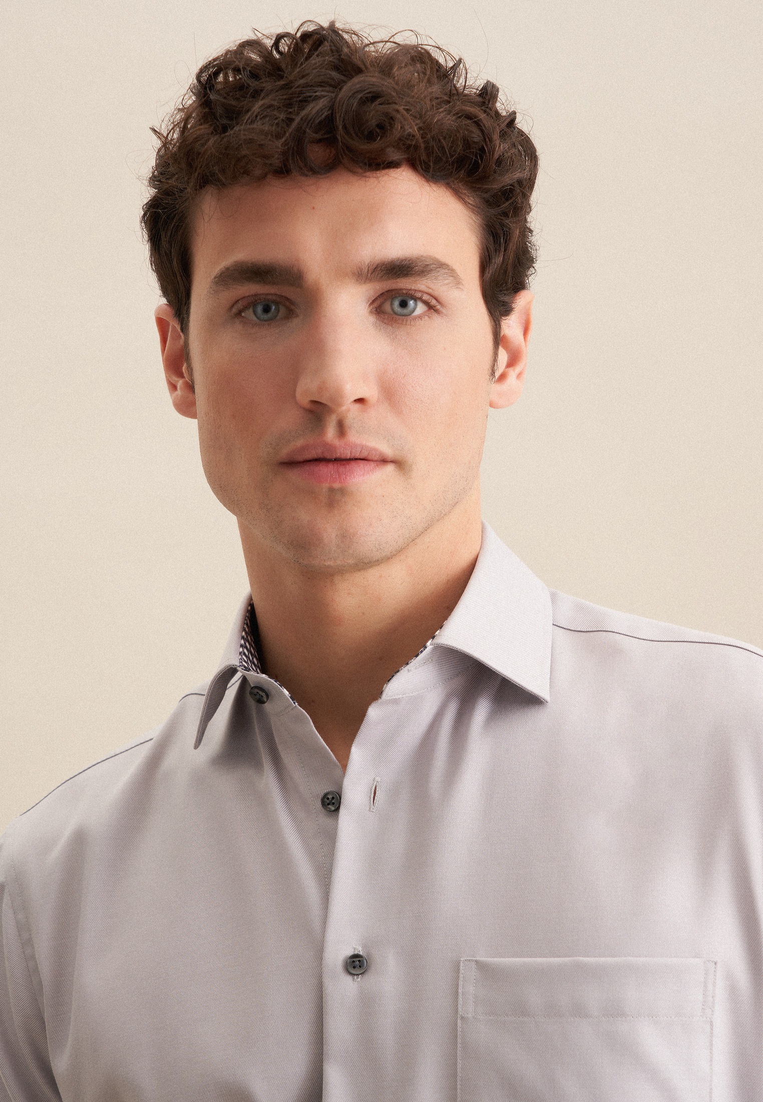 Chemise d'affaires Seidensticker Regular Gris L42 2