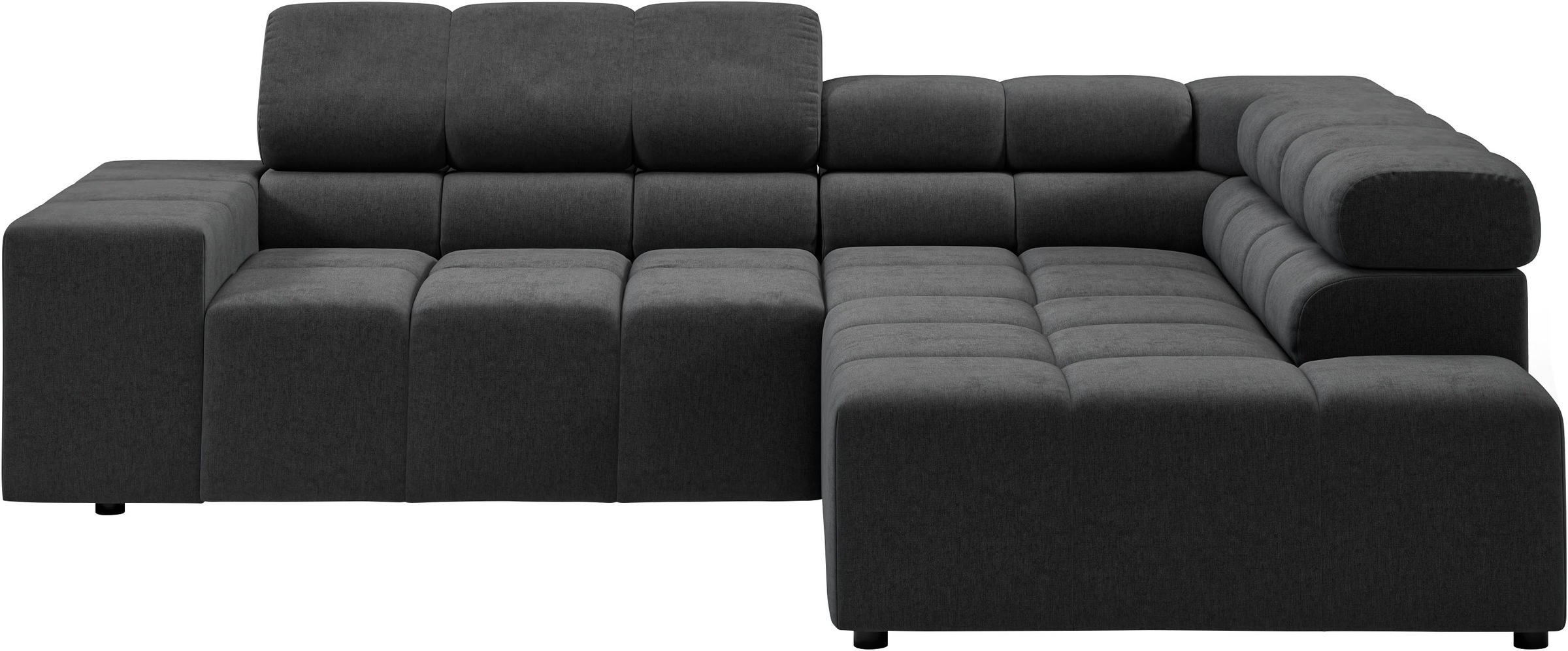 INOSIGN Ecksofa "Ancona, incl. Kopfteilverstellung + 3 Zierkissen, L-Form, günstig online kaufen