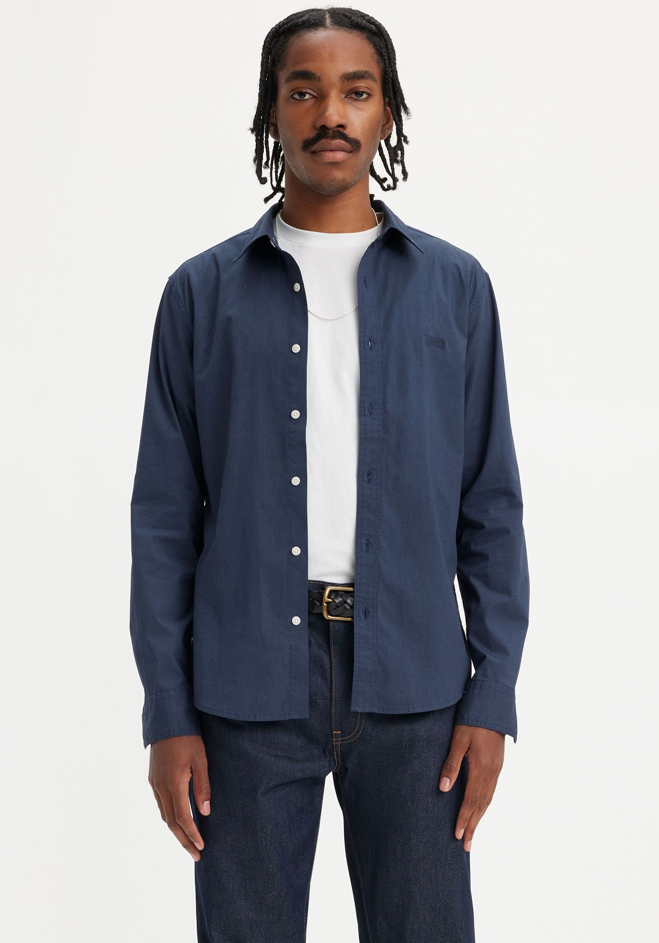 Levis "BATTERY HM SHIRT SLIM" mit Logobadge günstig online kaufen