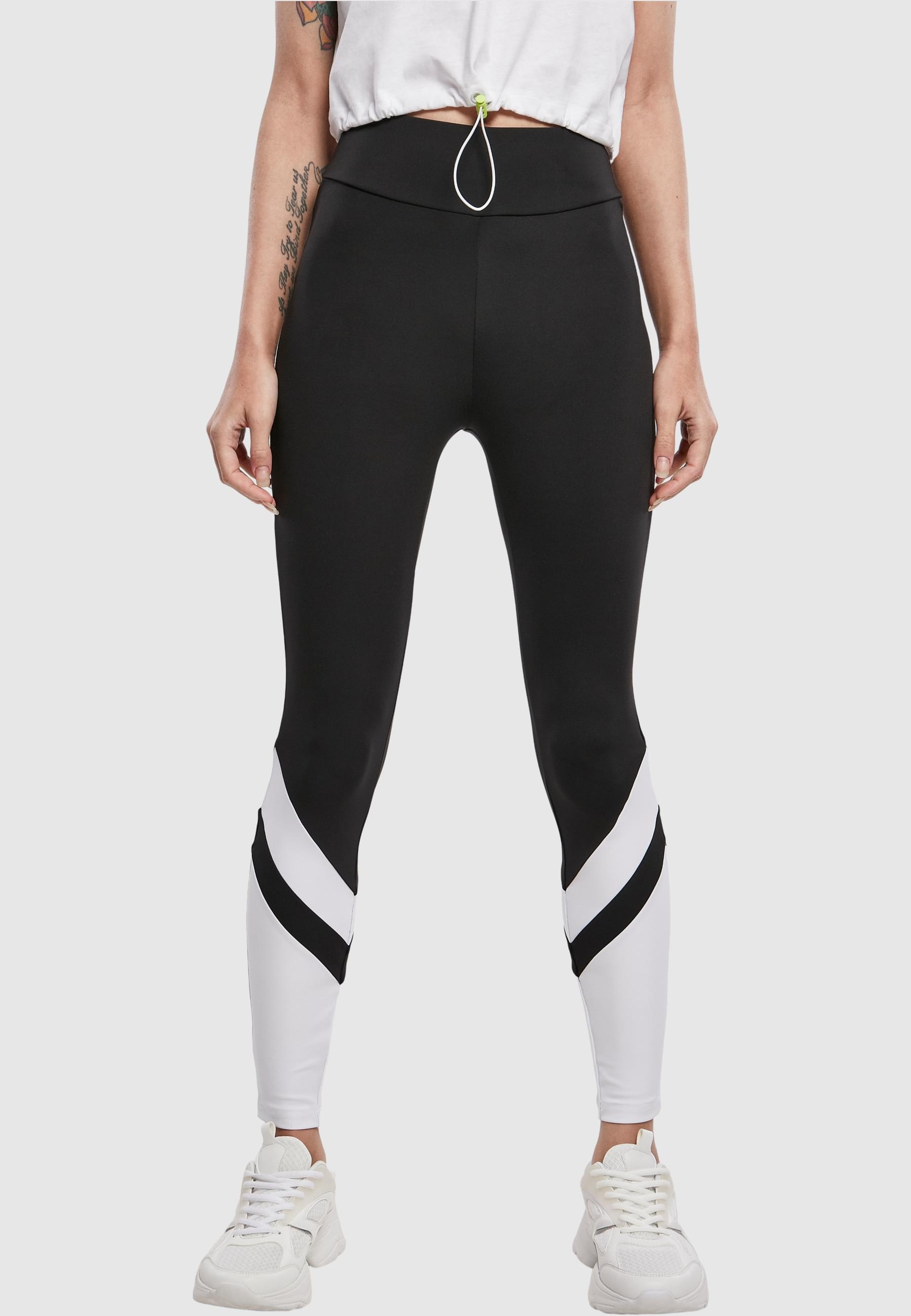 URBAN CLASSICS Leggings »Urban Classics Damen Ladies Arrow High Waist Leggings«, (1 tlg.)