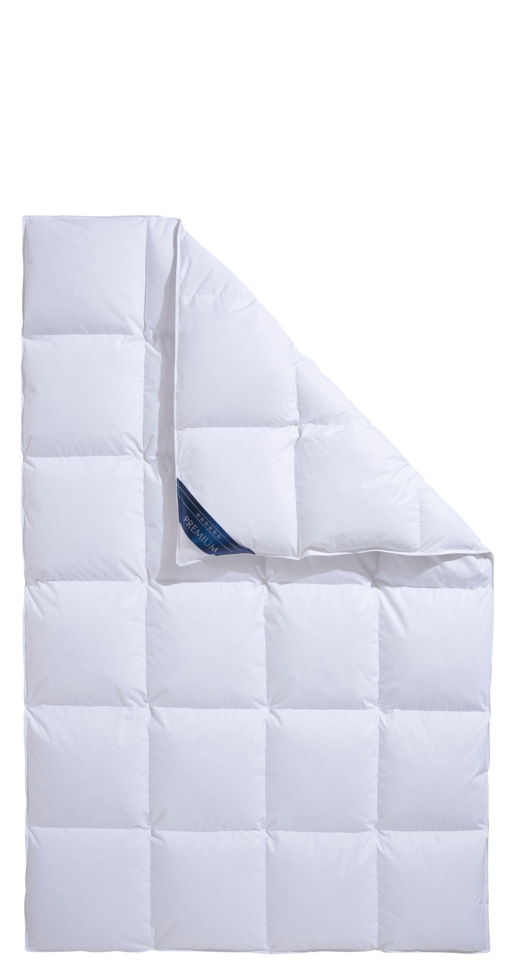Otto Keller Gänsedaunenbettdecke + Kopfkissen »Bella, Bettwaren-Set in 135x200 oder 155x220 cm, Sommer oder Winter«, (Spar-Set, 2 St., Decke und Kissen), Bettdecke 135x200 cm, 155x220 cm. GRATIS DAZU: Schlafspray