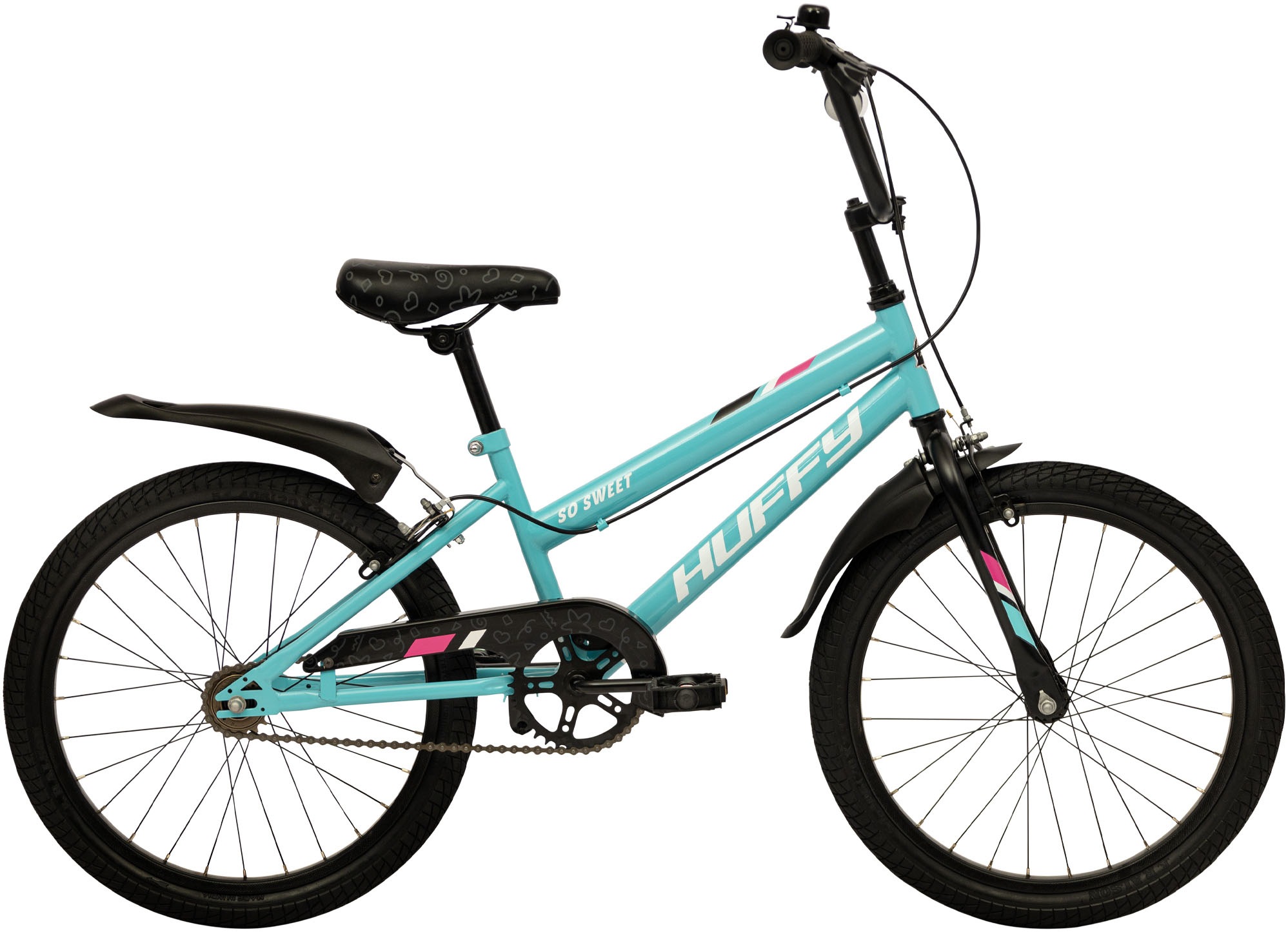 HUFFY Kinderfahrrad "So Sweet", 28cm, 20 Zoll (50,80cm) hinten: 20 Zoll (50,80cm)blau, Fahrräder