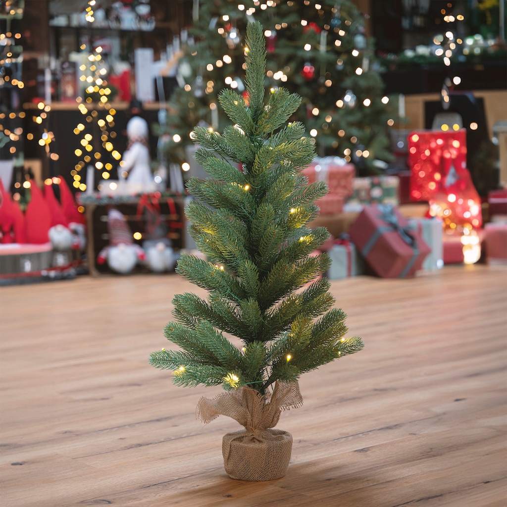 IC Winterworld Künstlicher Weihnachtsbaum »LED-Tannenbaum, künstlicher Christbaum«, Nordmanntanne