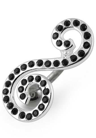 Bauchnabelpiercing »Schmuck Geschenk Piercing Silber Körperschmuck MUSIC Notenschlüssel«