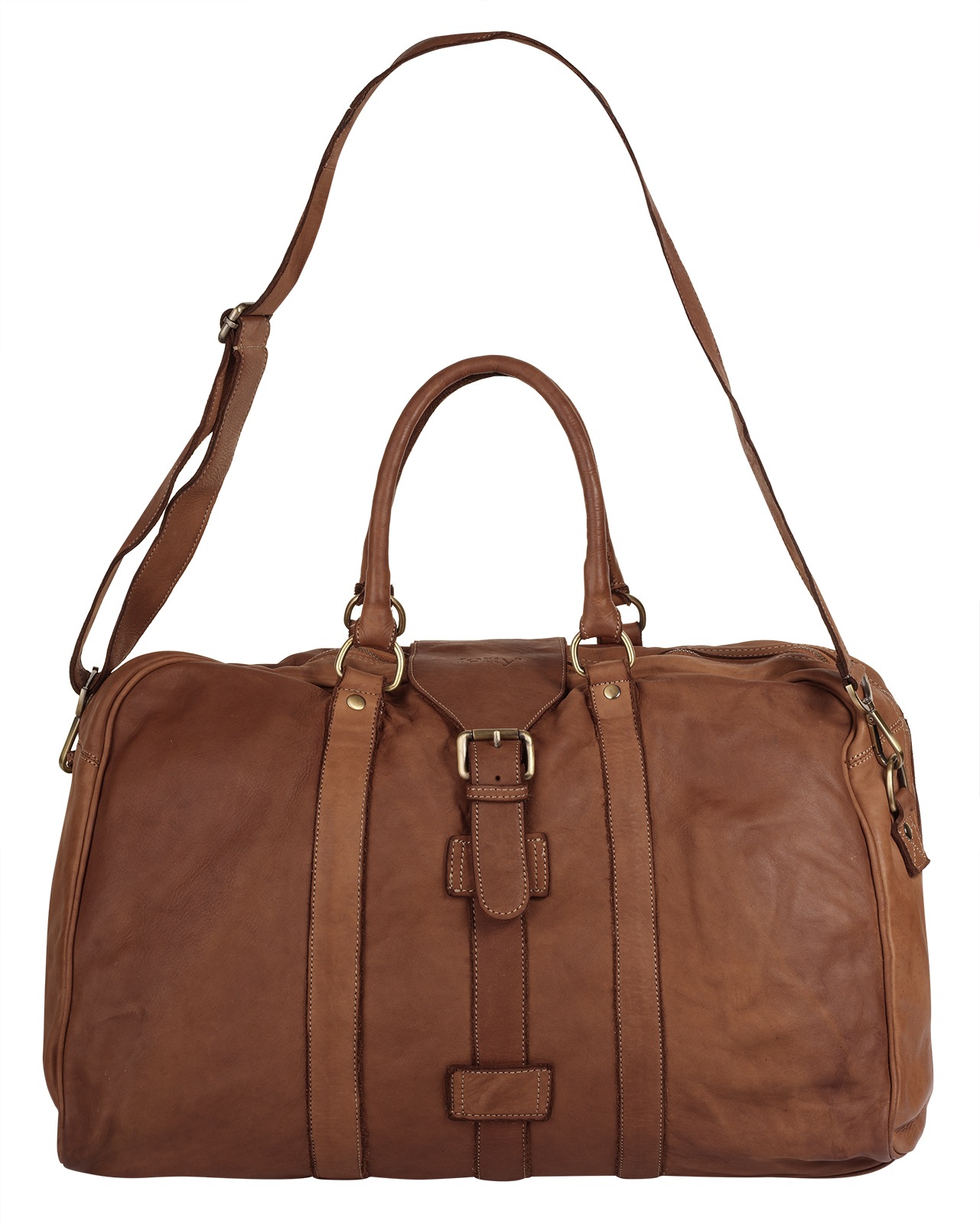 forty° Reisetasche, echt Leder, Made in Italy