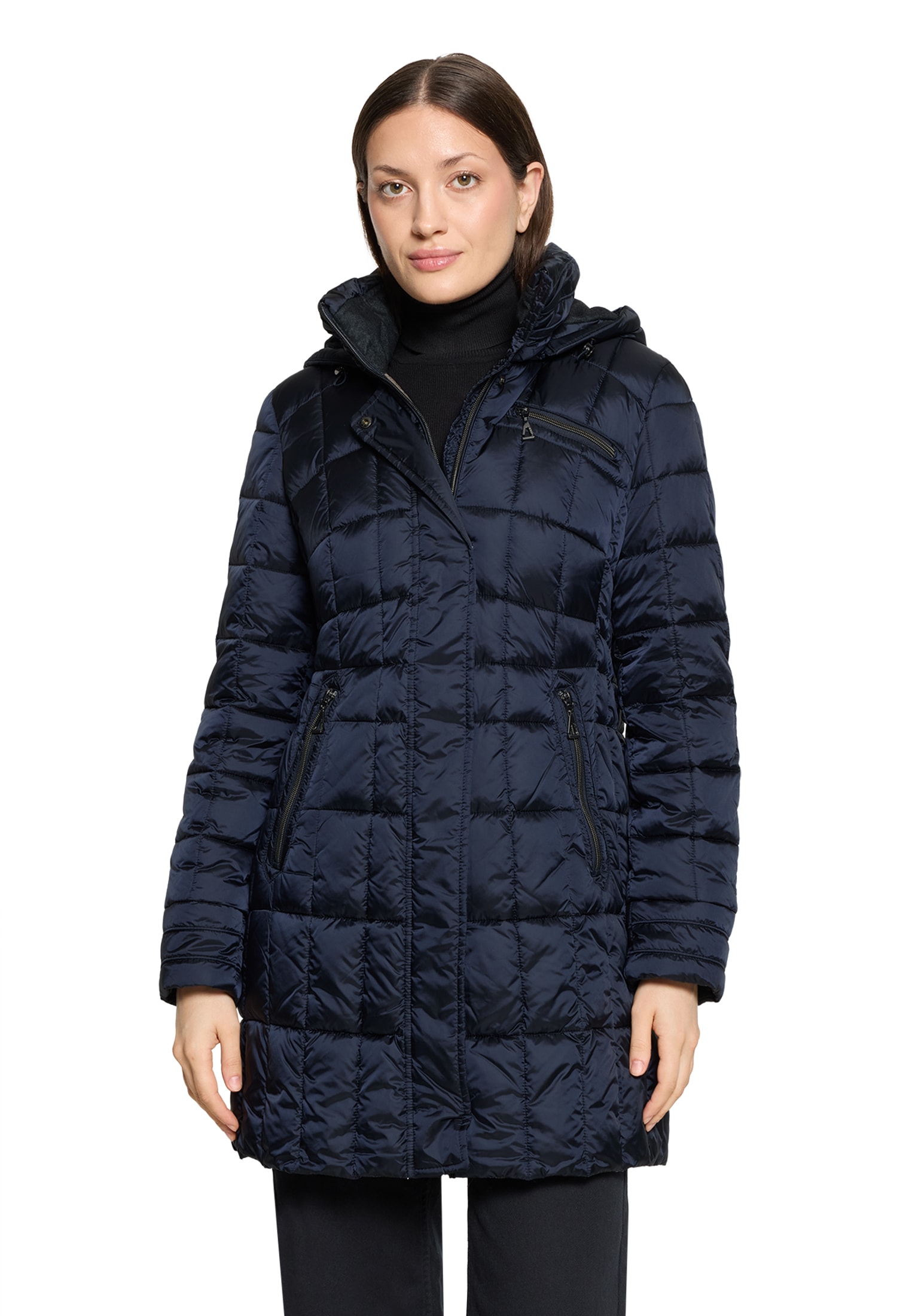 Gil Bret Winterjacke mit abnehmbarer Kapuze und Reißverschluss