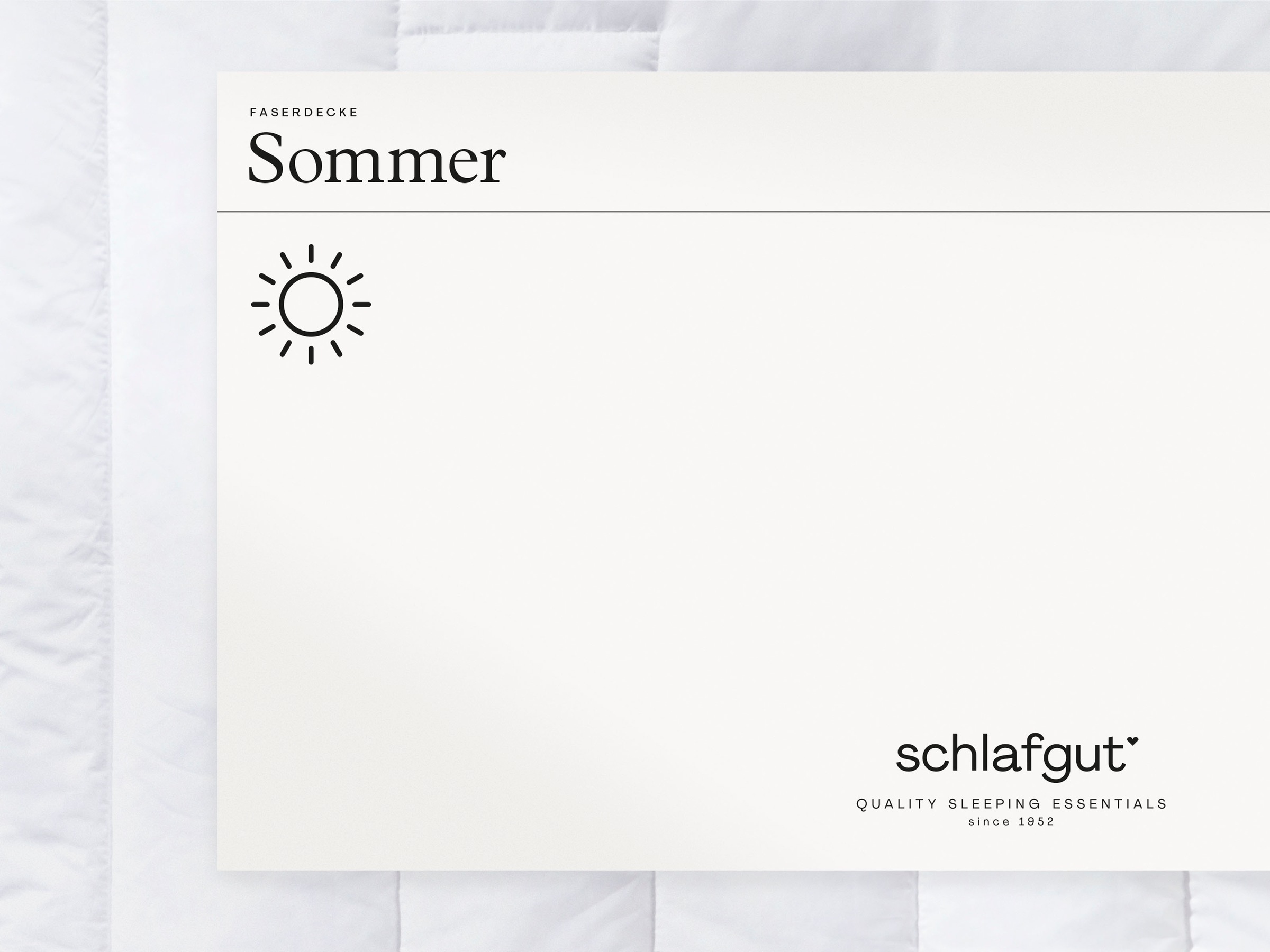 Schlafgut Microfaserbettdecke »Premium«, leicht, (1 St.), Bettdecke, 135x200, 155x220 cm und weitere Größen, Sommer oder Winter