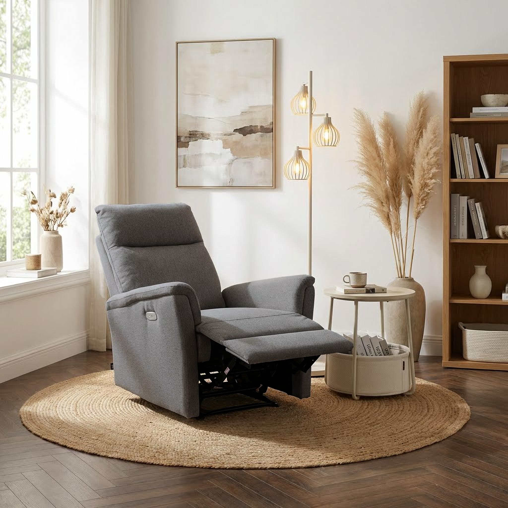 Home affaire Relaxsessel »FINNARA, Relaxsessel, TV-Sessel, elelektrische Relaxfunktion, USB A/C« Liegefunktion 105°-135°, Federkern,