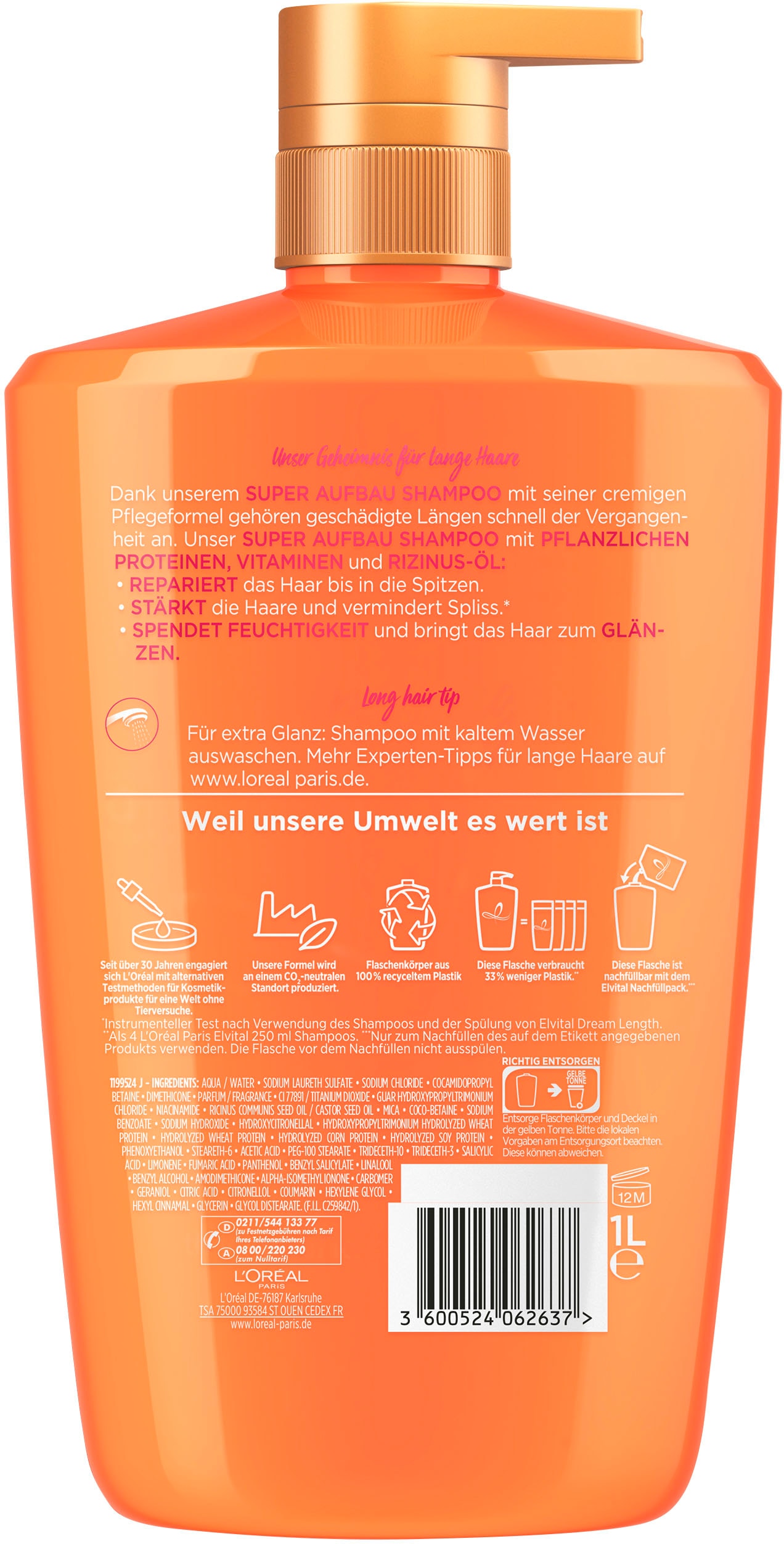 L'ORÉAL PARIS Haarshampoo »Elvital Dream Length Shampoo«