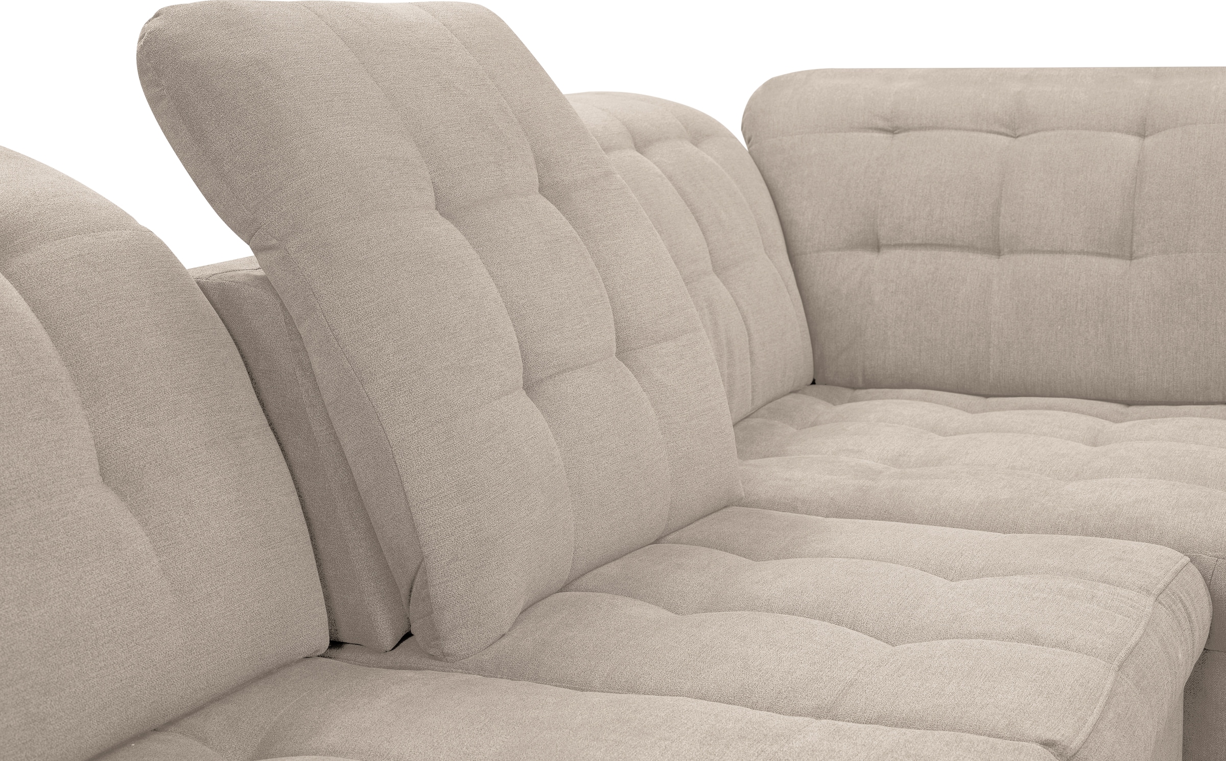 WERK2 Wohnlandschaft »Kordula-New U-Form«, Sofa in U-Form mit Schlaffunktion & Bettkasten, Schlafcouch