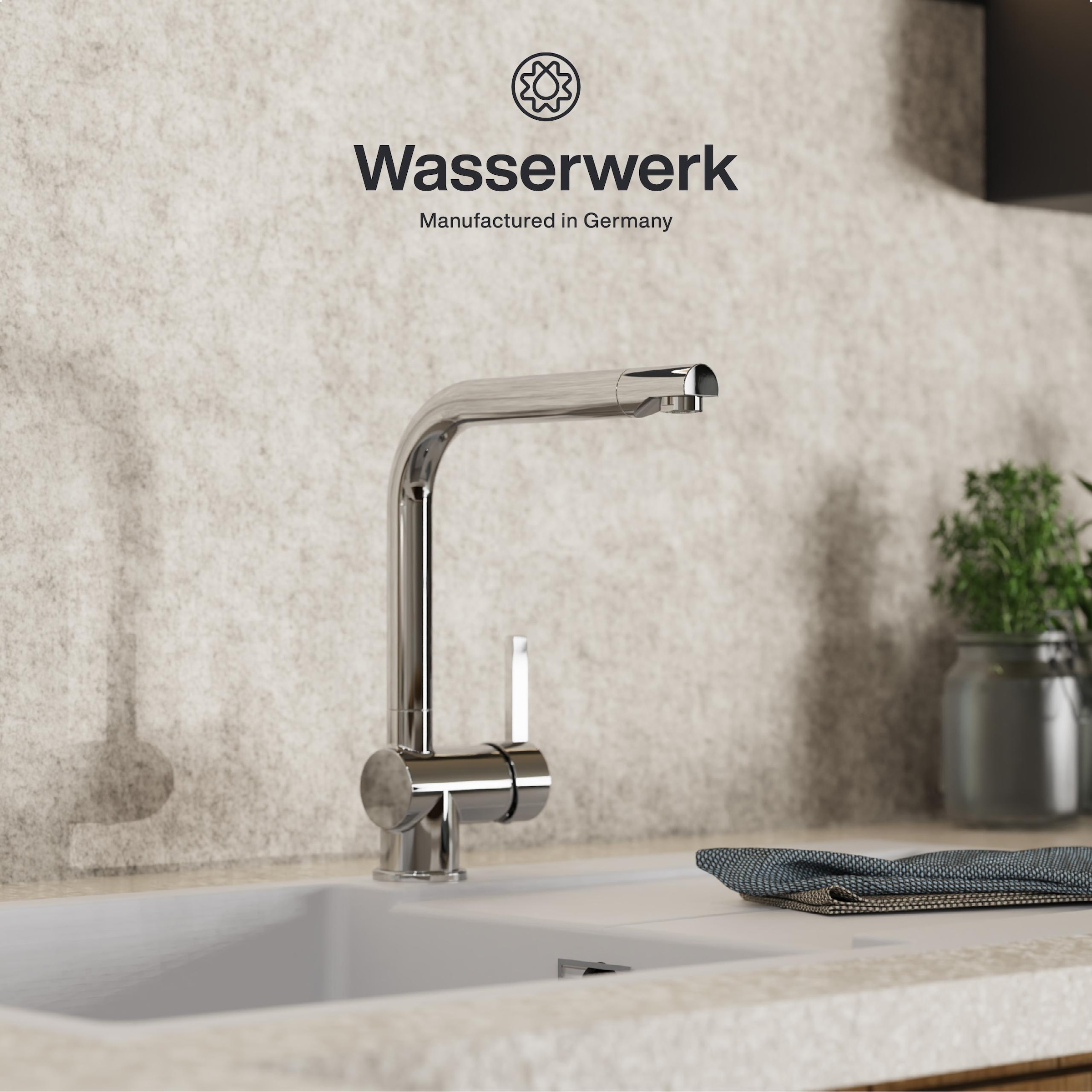 WASSERWERK Spültischarmatur »WK 4, Wasserhahn, Küche, Einhebelmischer«