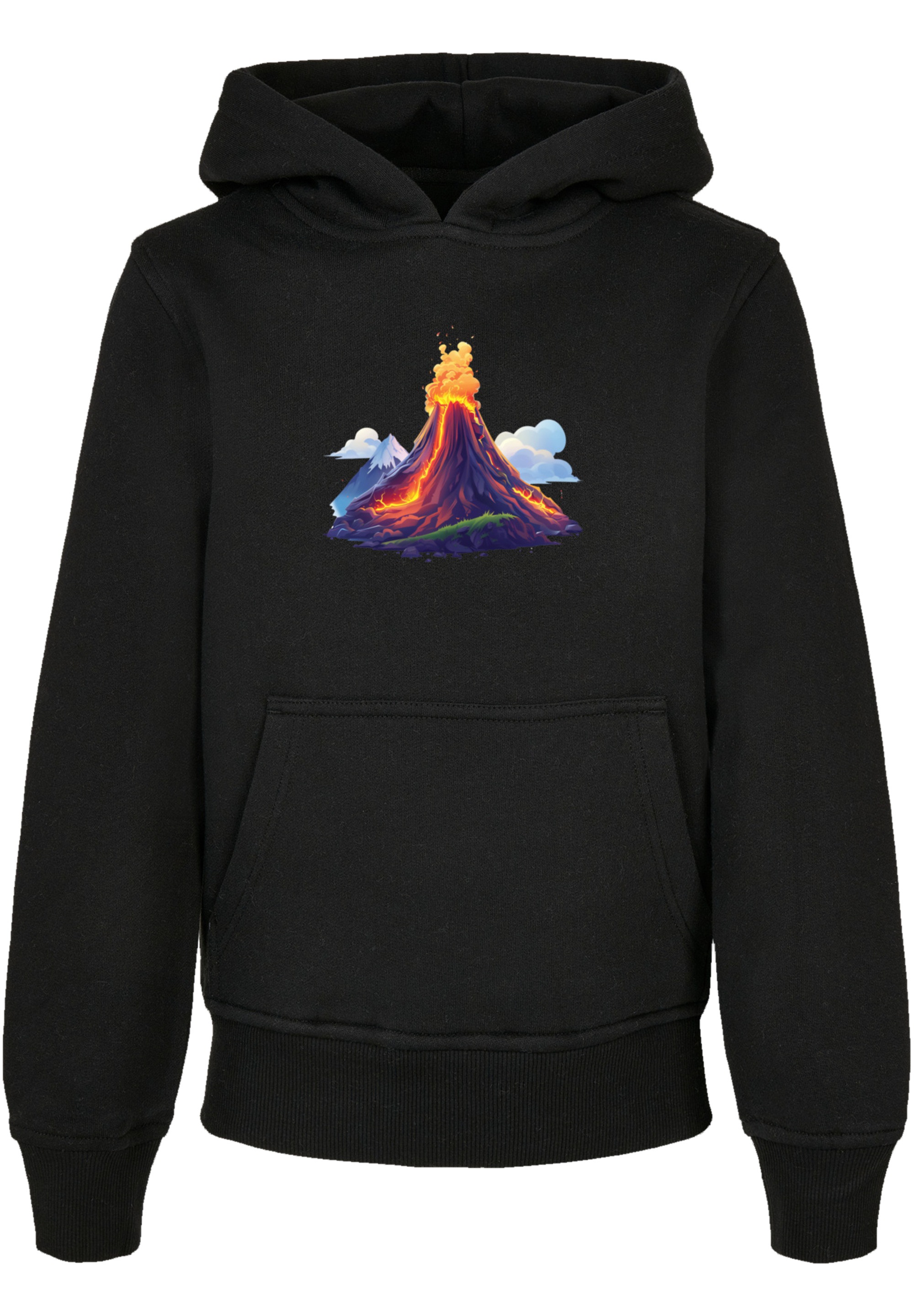 F4NT4STIC Kapuzenpullover »Vulkanausbruch«, Premium Qualität