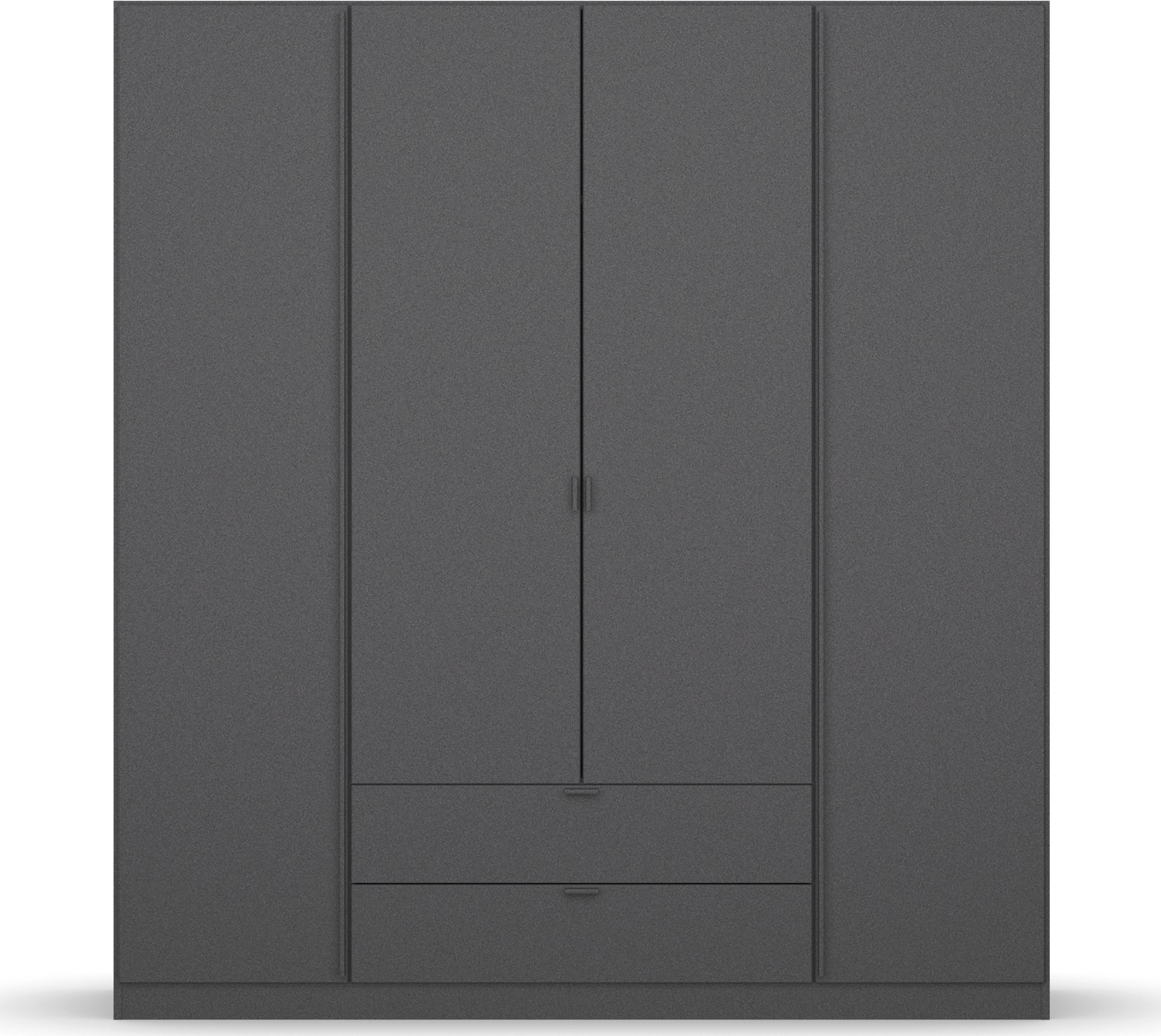 rauch Drehtürenschrank »StyleUp«, Typ Monochrome mit eleganten, langen Griffstangen in Schrankfarbe
