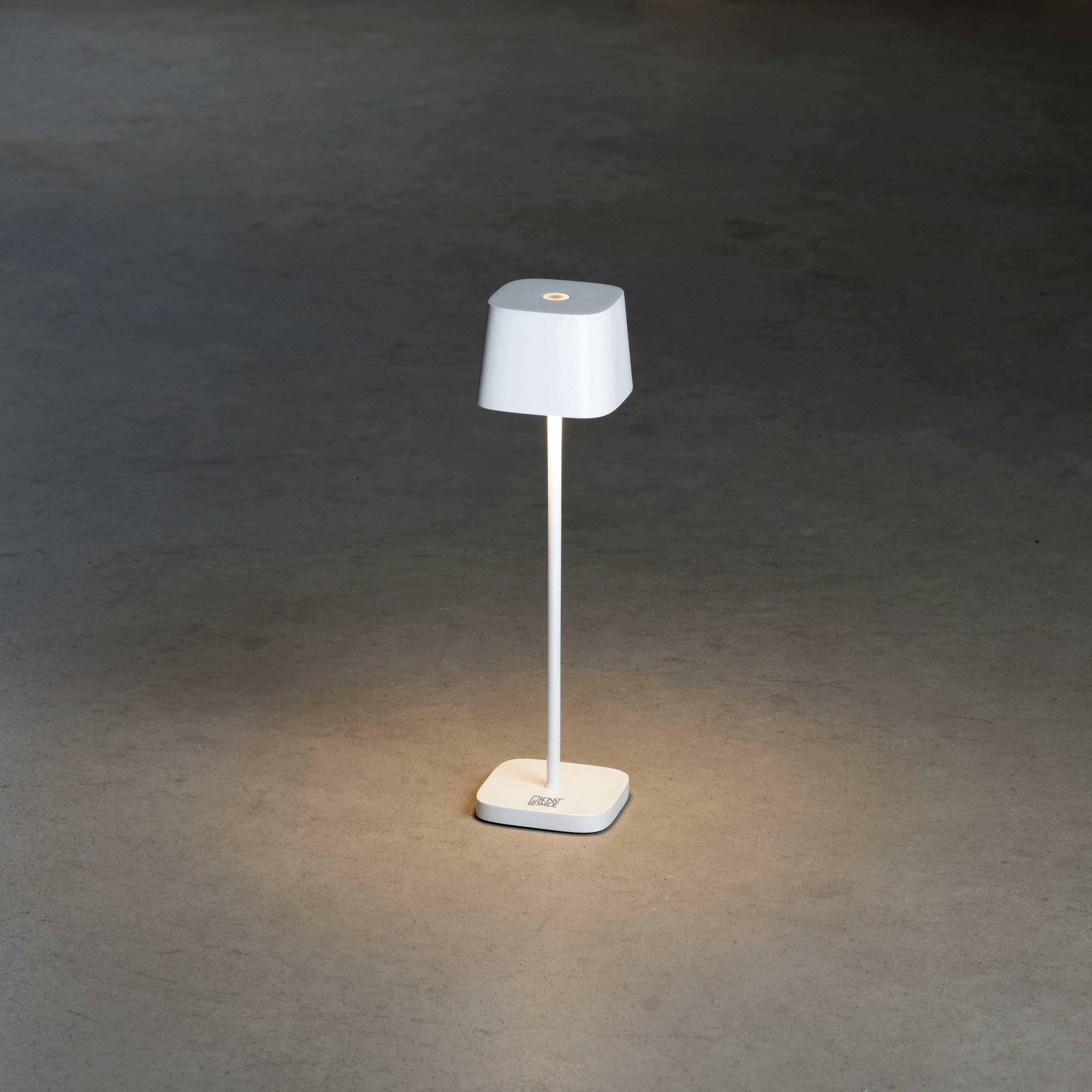 KONSTSMIDE LED Tischleuchte »Capri-Mini«, Leuchtmittel LED-Modul | LED fest integriert, Capri-Mini USB-Tischleuchte, 2700/3000K, dimmbar, eckig