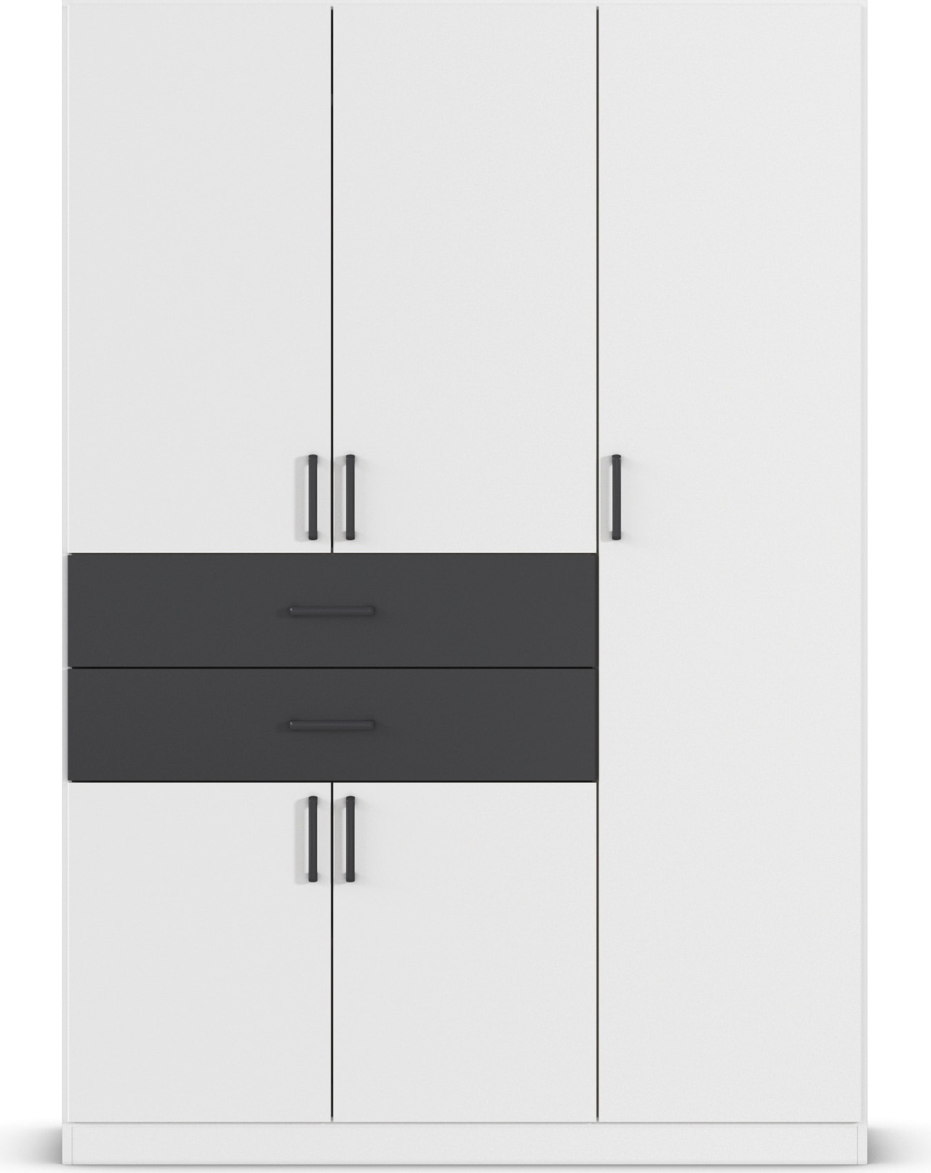 rauch Drehtürenschrank »Kleiderschrank Schrank Garderobe MAIKA mit Dekor-Front«, 2 Schubladen, in verschiedenen Breiten, Höhen, Farben, MADE IN GERMANY