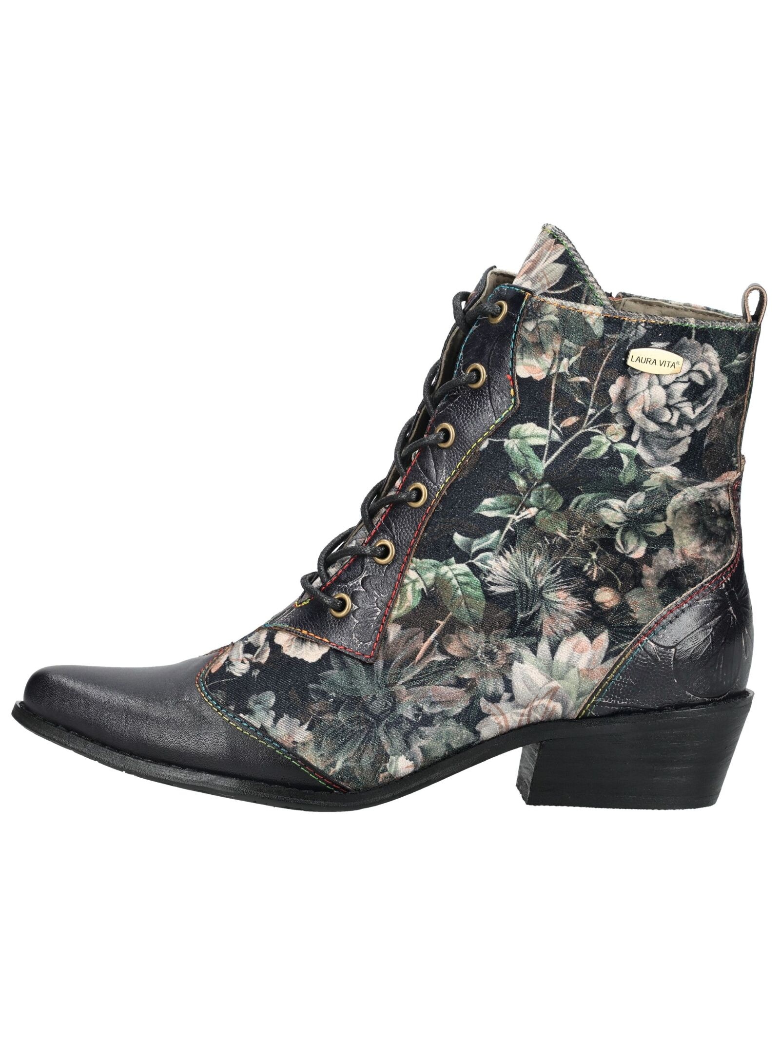 LAURA VITA Schnürstiefelette »LAURA VITA Stiefelette Leder/Textil«