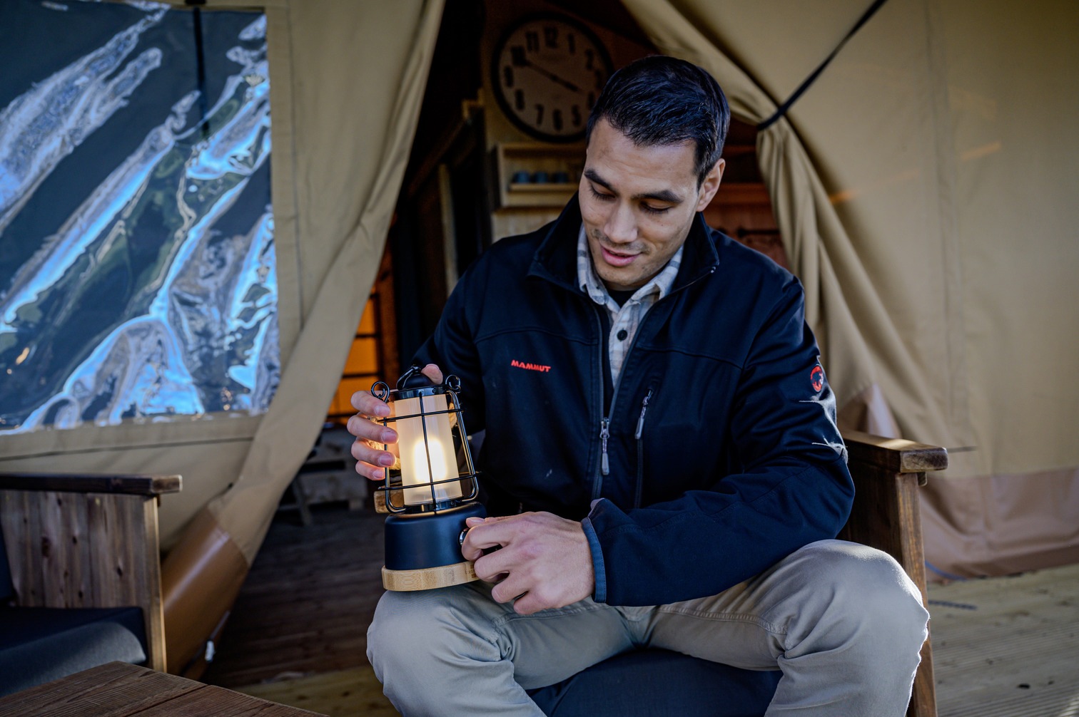 Brennenstuhl LED Gartenleuchte »Akku Campinglampe CAL 1«, Leuchtmittel LED-Modul | LED fest integriert, bis zu 75h Leuchtdauer, stufenlos dimmbar, Farbtemperatur einstellbar