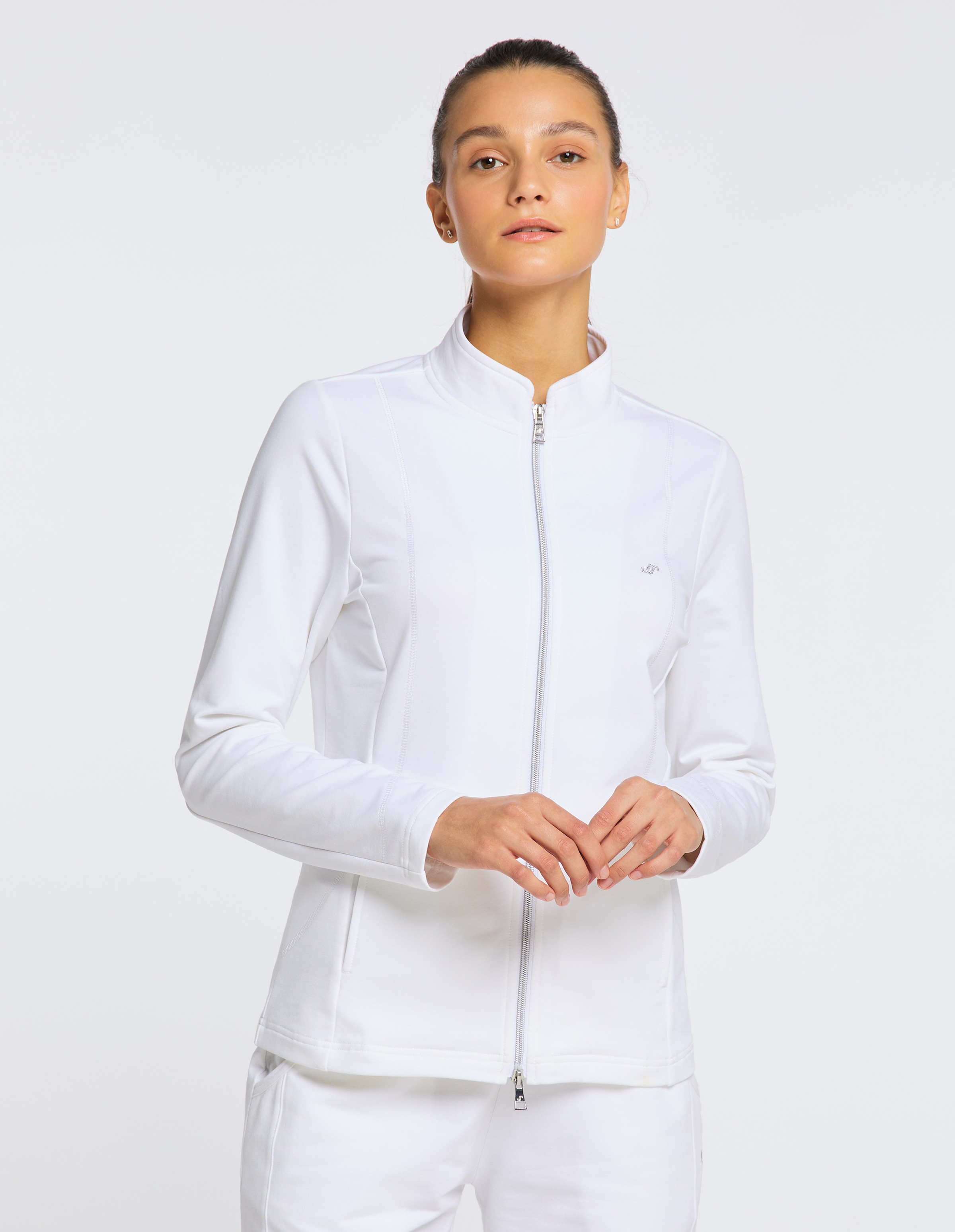 Joy Sportswear Sweatjacke "DORIT" mit Reißverschluss, Langarm, aus Baumwolle, Polyester und Elasthan