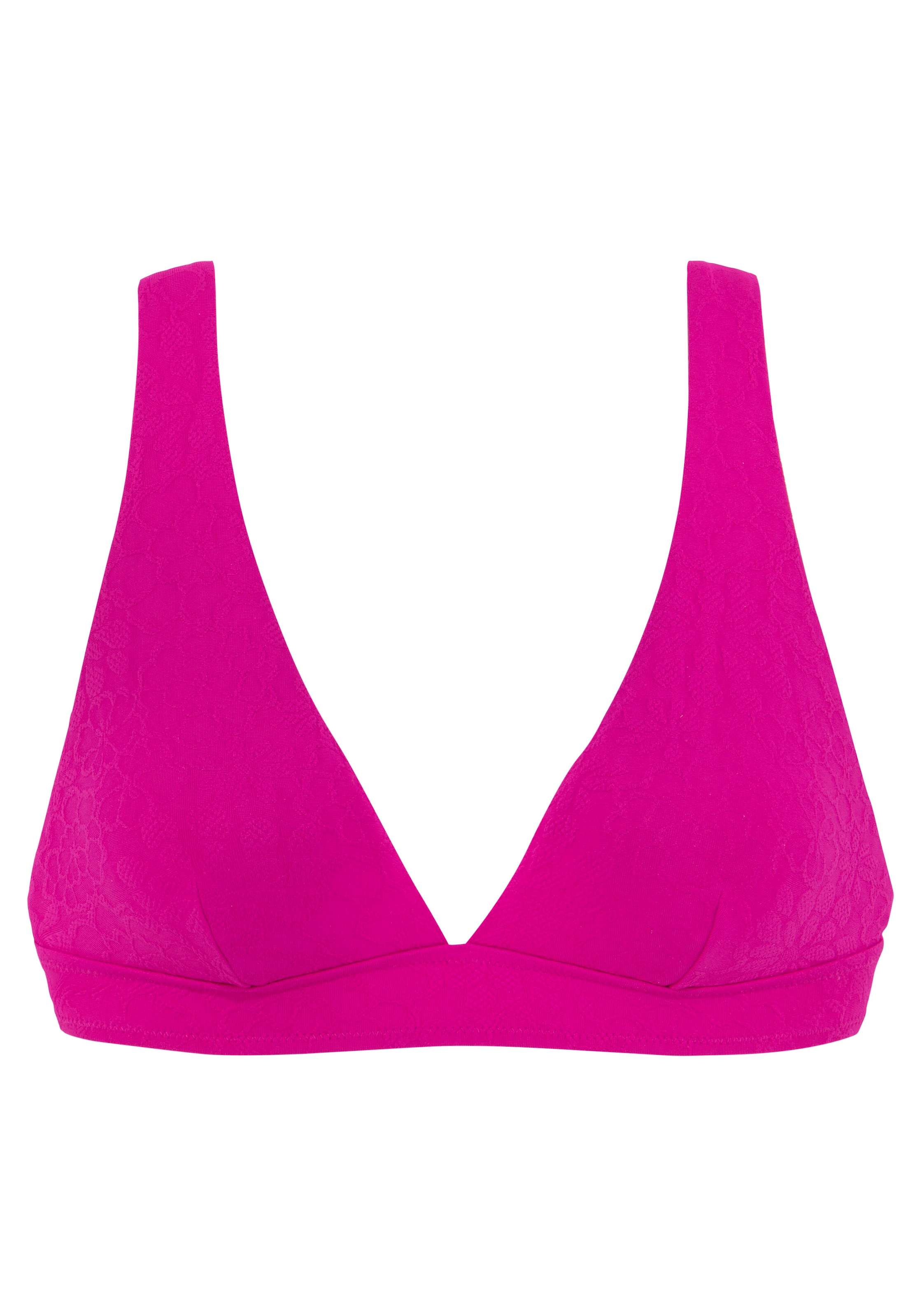 Buffalo Triangel-Bikini-Top »Bubble«, mit floraler Struktur