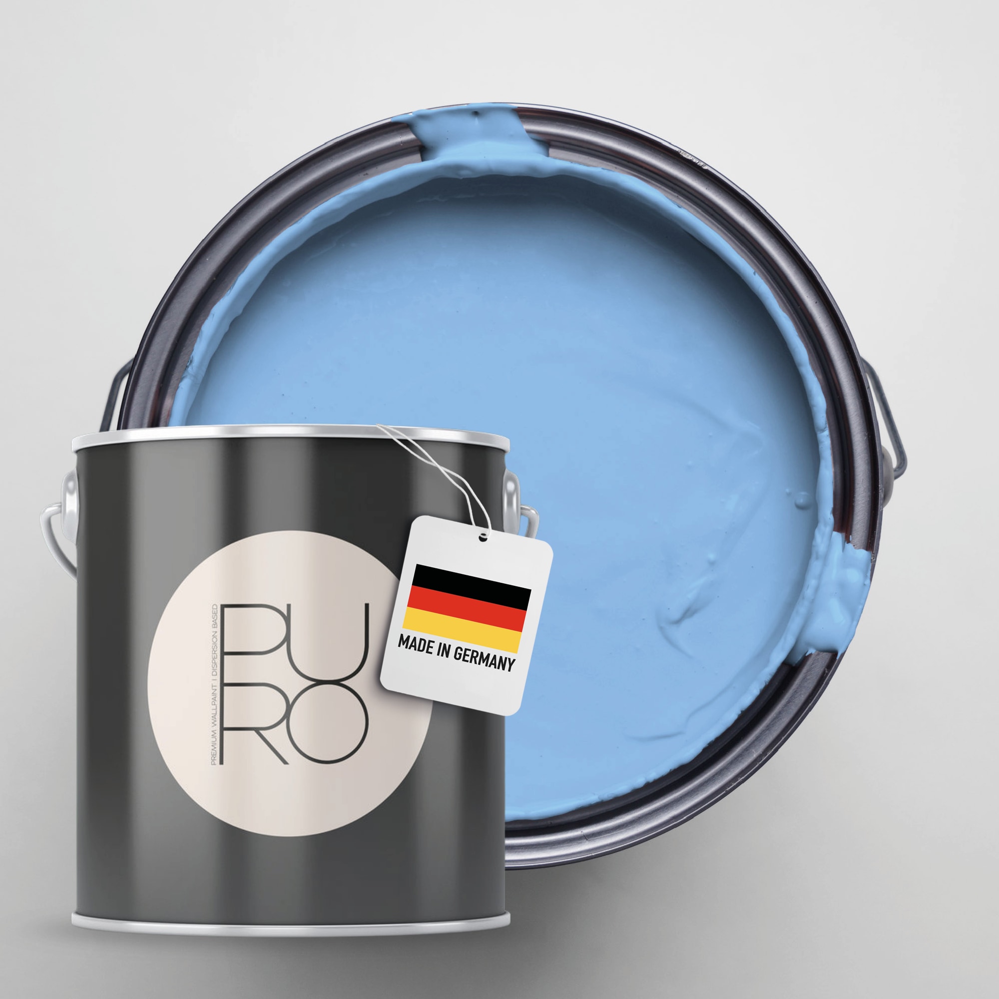 A.S. Création Wandfarbe »Premium Innenwandfarbe PURO Tuchmatt ocean blue« ideal für Wohnzimmer, Schlafzimmer, Flur und Küche, Farbwelt Blau