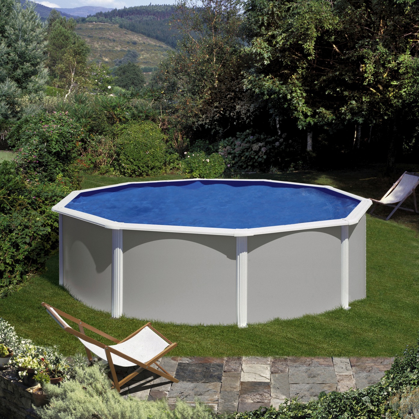 KONIFERA Rundpool "MALAGA 1" Höhe 120 cm, in versch. Größen günstig online kaufen