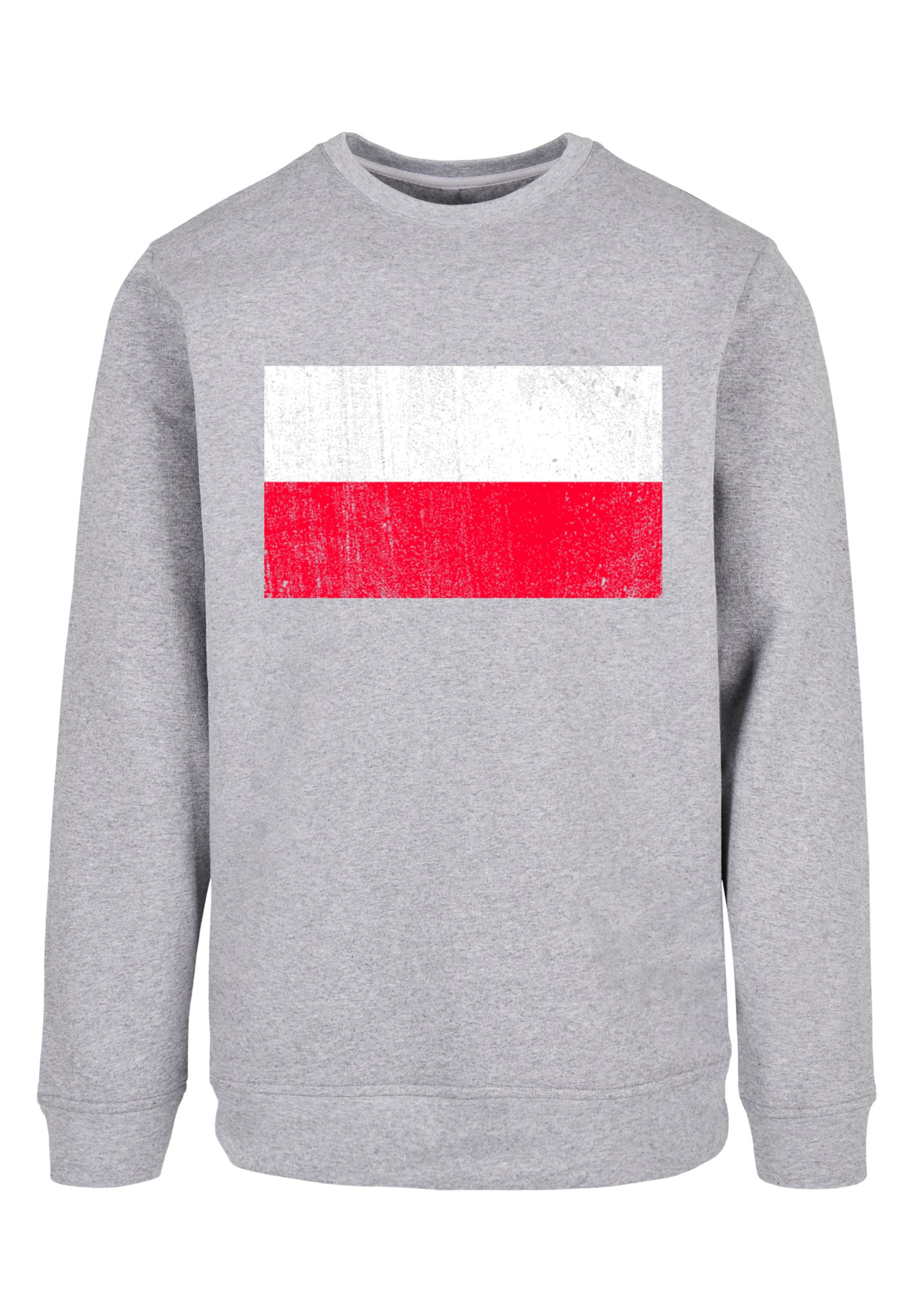 F4NT4STIC Kapuzenpullover "Poland Polen Flagge distressed", Print günstig online kaufen