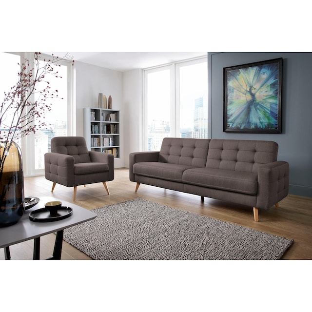 exxpo - sofa fashion 3-Sitzer »Nappa«, mit Bettfunktion und Bettkasten  kaufen | BAUR