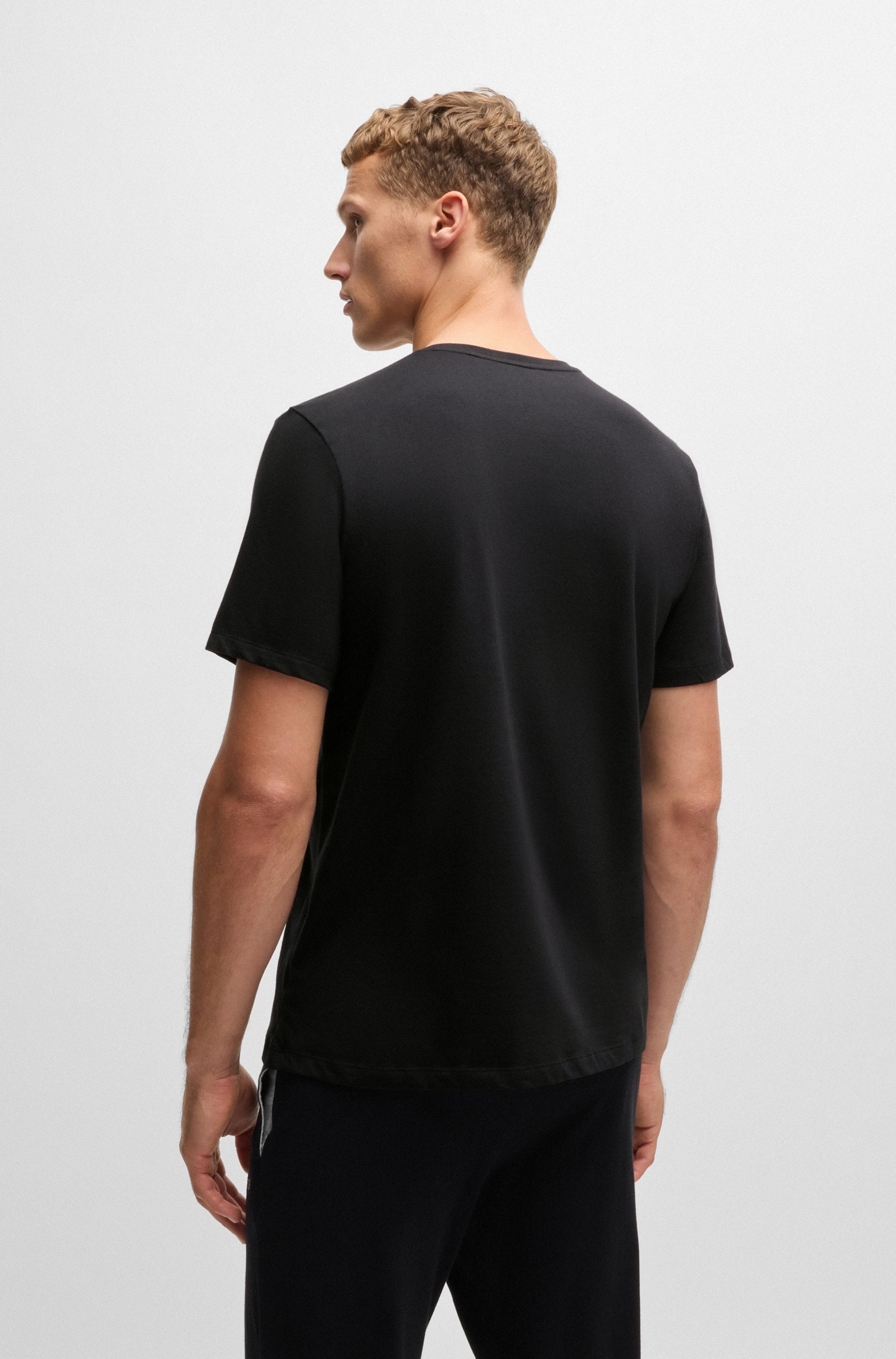 BOSS T-Shirt »Mix&Match T-Shirt R«, mit BOSS Stickerei auf der Brust