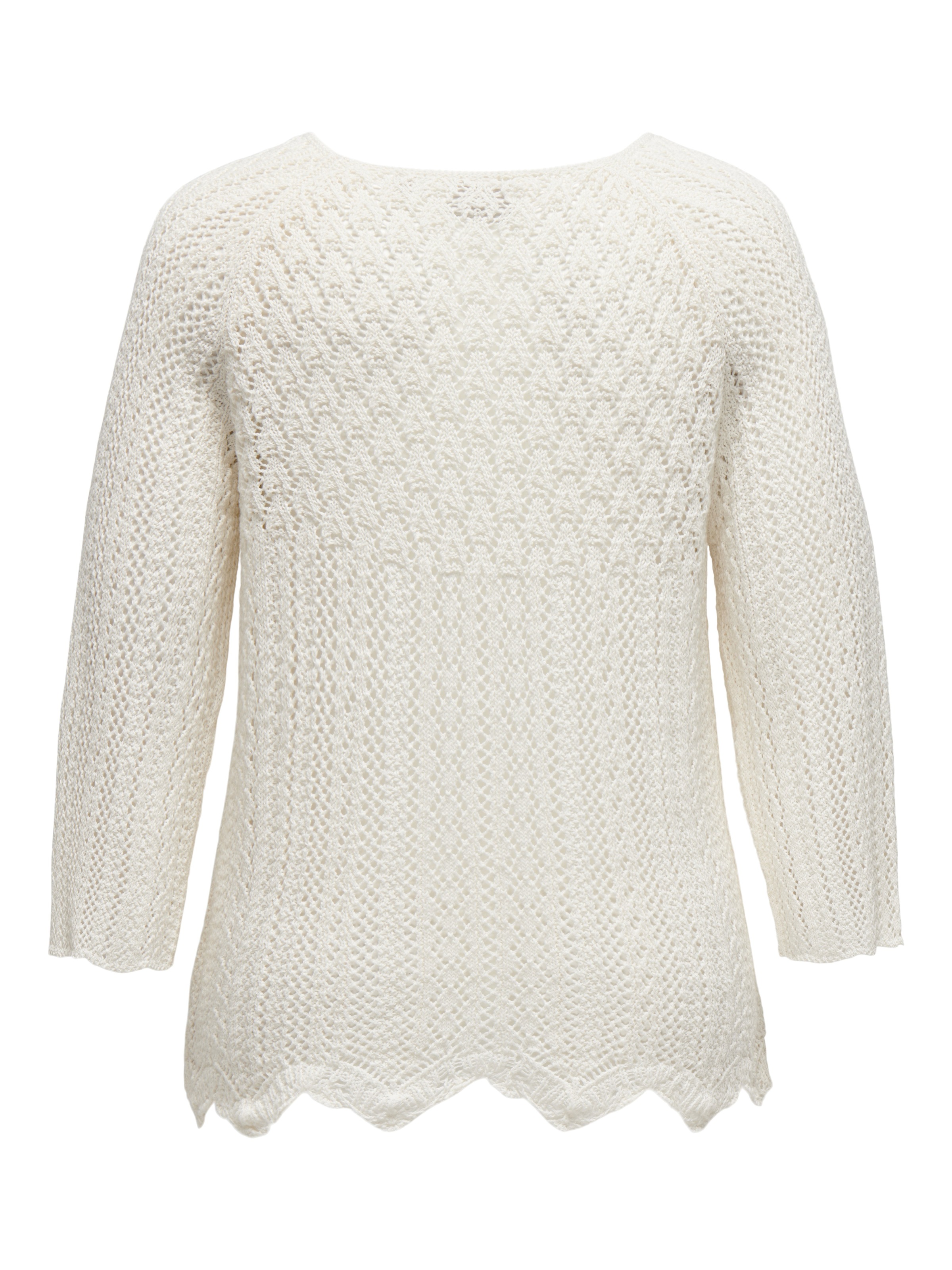 ONLY CARMAKOMA Strickpullover »CARNOLA LIFE 3/4 PULLOVER KNT NOOS«