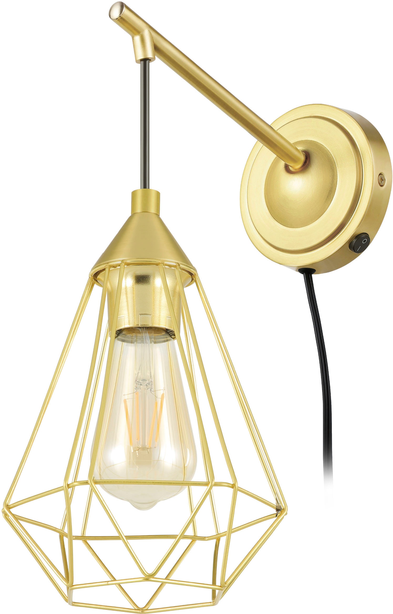 Fassung Flurlampe, BAUR Deckenleuchte Wandbeleuchtung Wohnzimmerlampe, | Wandleuchte, EGLO »TARBES«, E27