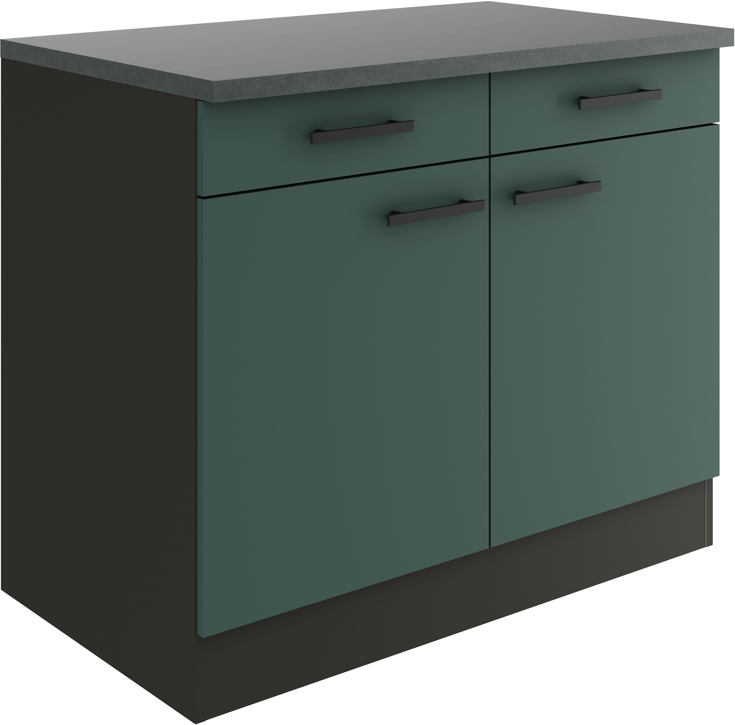 OPTIFIT Unterschrank "Palma" Breite 100 cm, mit 2 Türen und 2 Schubkästen günstig online kaufen