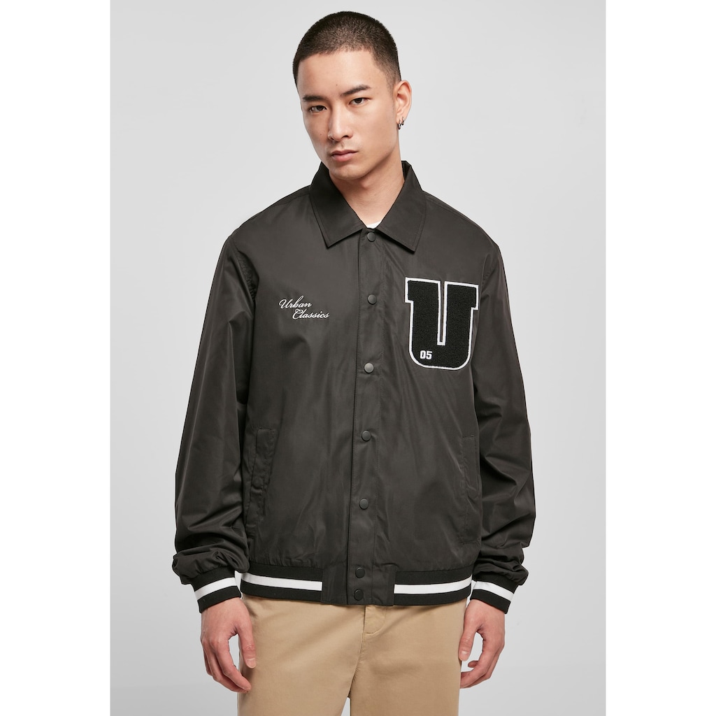 URBAN CLASSICS Collegejacke »Urban Classics Herren Sports College Jacket«, (1 St.), ohne Kapuze